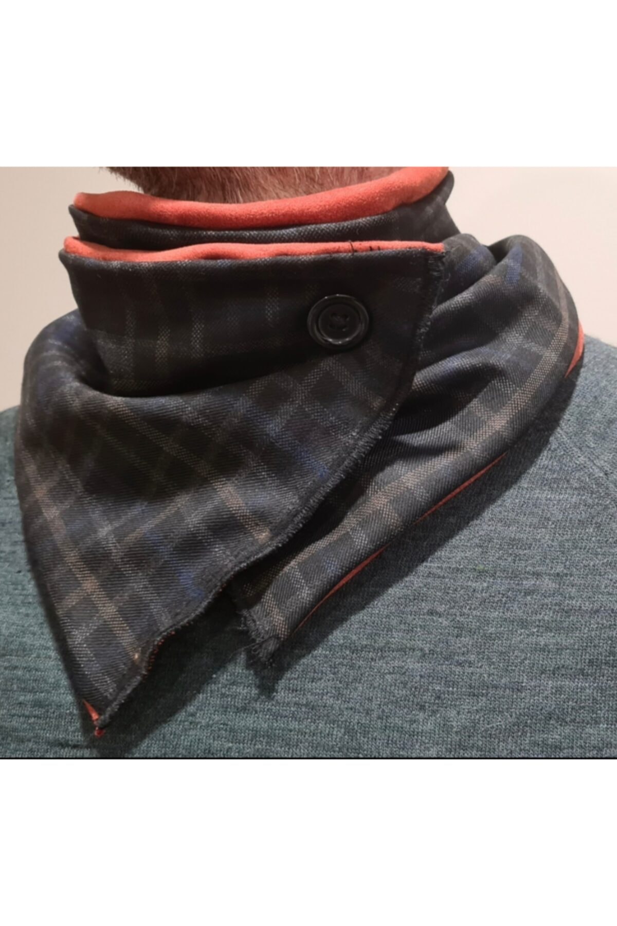 Leylace Flanel Kumaş Erkek Boyunluk-2