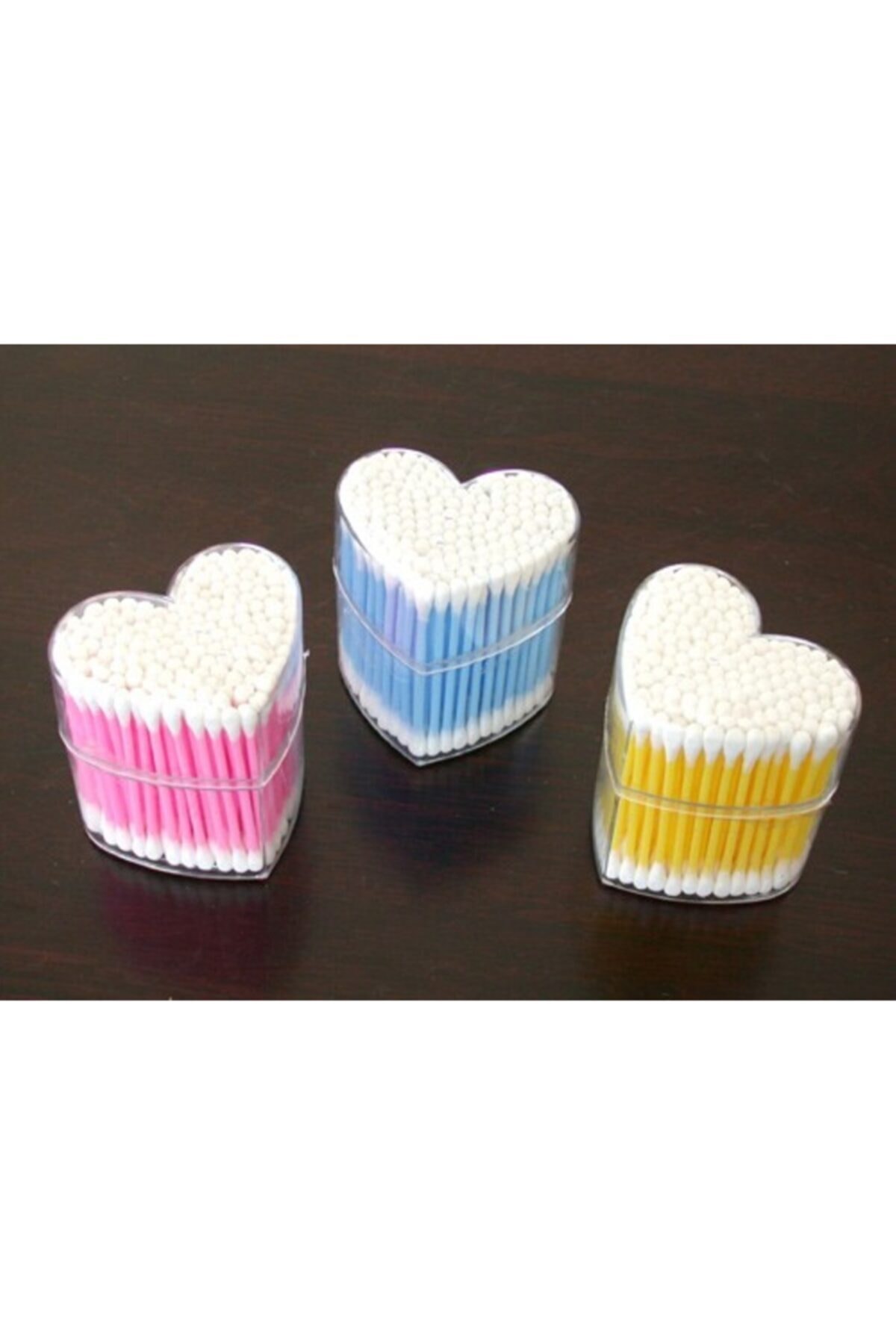 Muray Bambu Kulak Çubuğu - Kalpli Kutu (asorti)