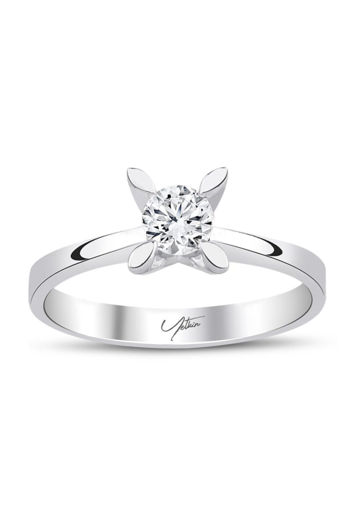 Yetkin Diamond 0.30 Karat Pırlanta Tektaş Yüzük