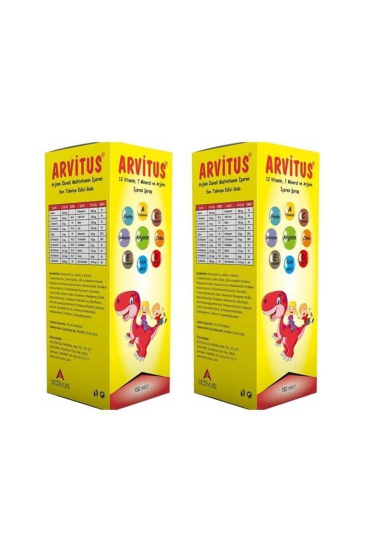 ACTİVUS Arvitus Şurup 150 Ml 2adet