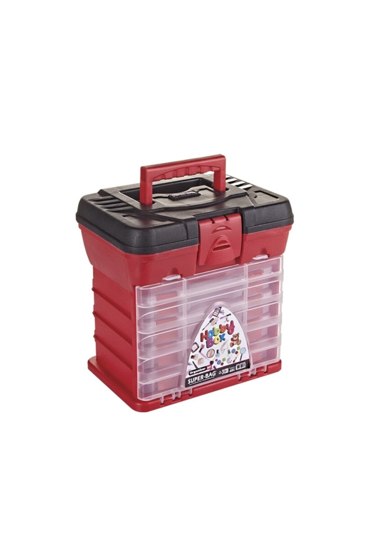 EvinKapında Super-bag Hobby Organizer Set Takım Alet Çantası (renkli) Asr-5040