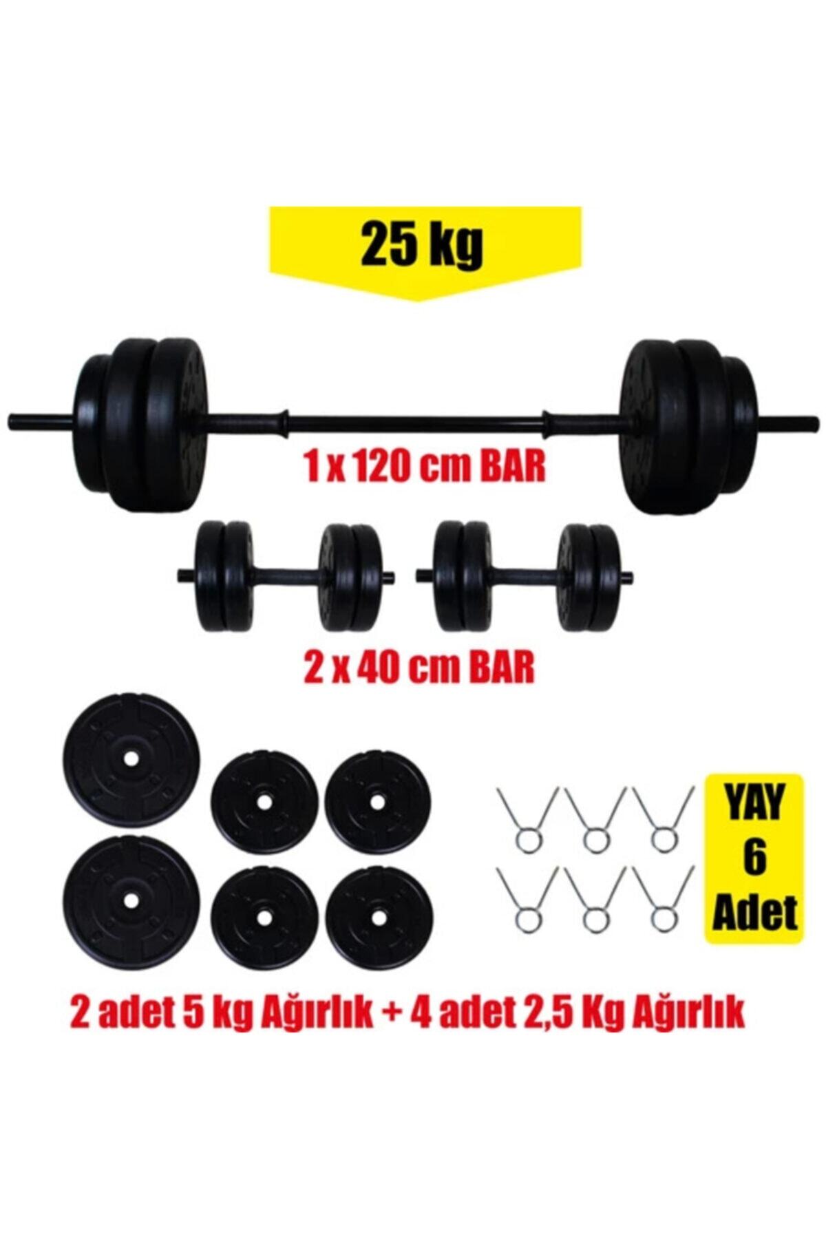 Grux sport 25 Kg Halter + Dambıl Seti