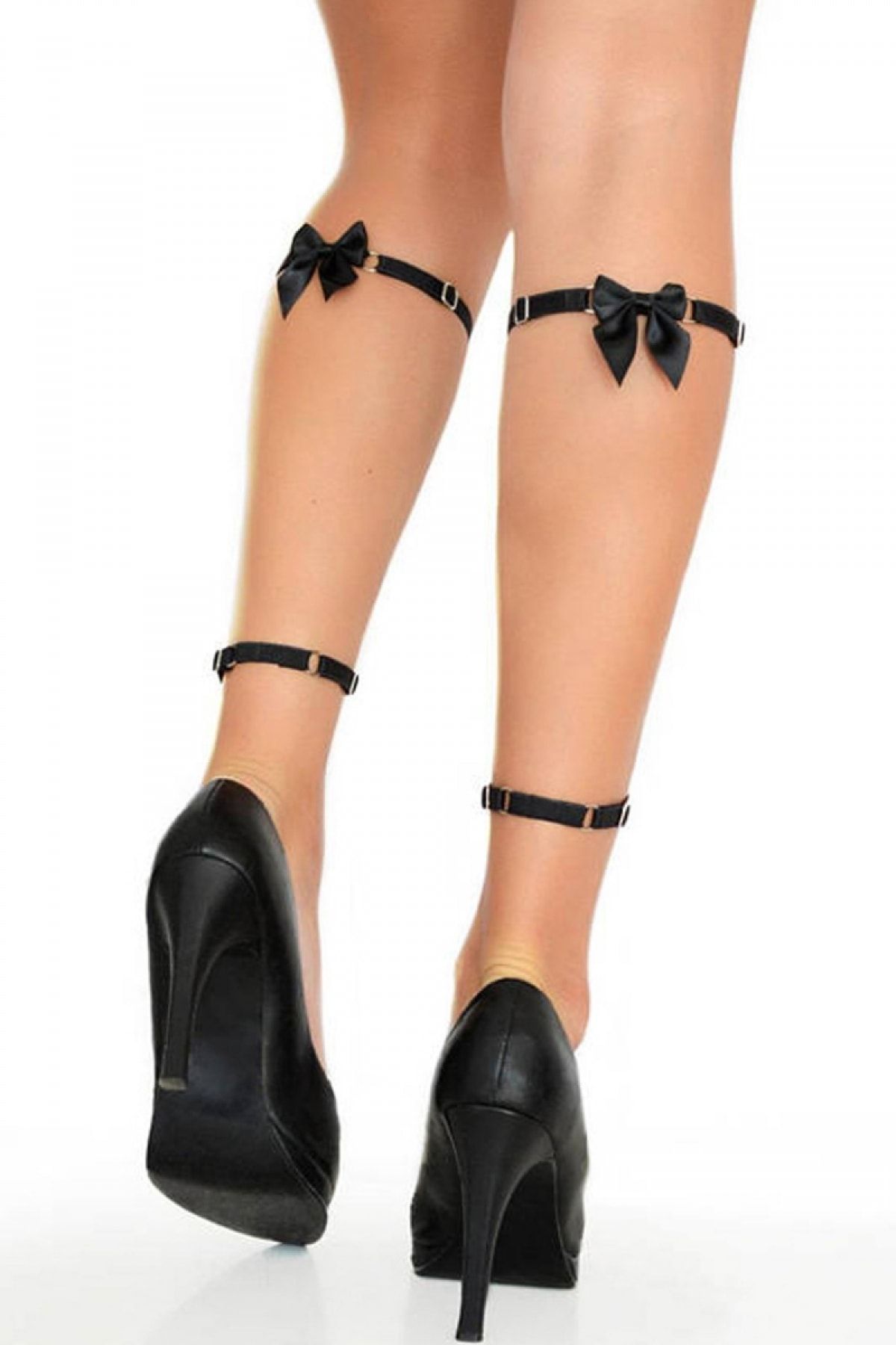 LAUREL DREAM Diz Altı Seksi Lastik Harness - Apft175
