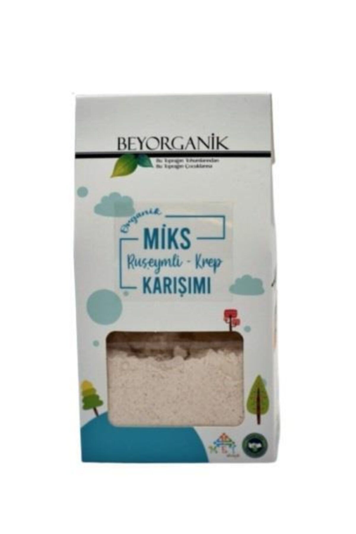 BEYORGANİK Organik Miks Ruşeymli Krep Karışımı (kutulu) 200 Gr