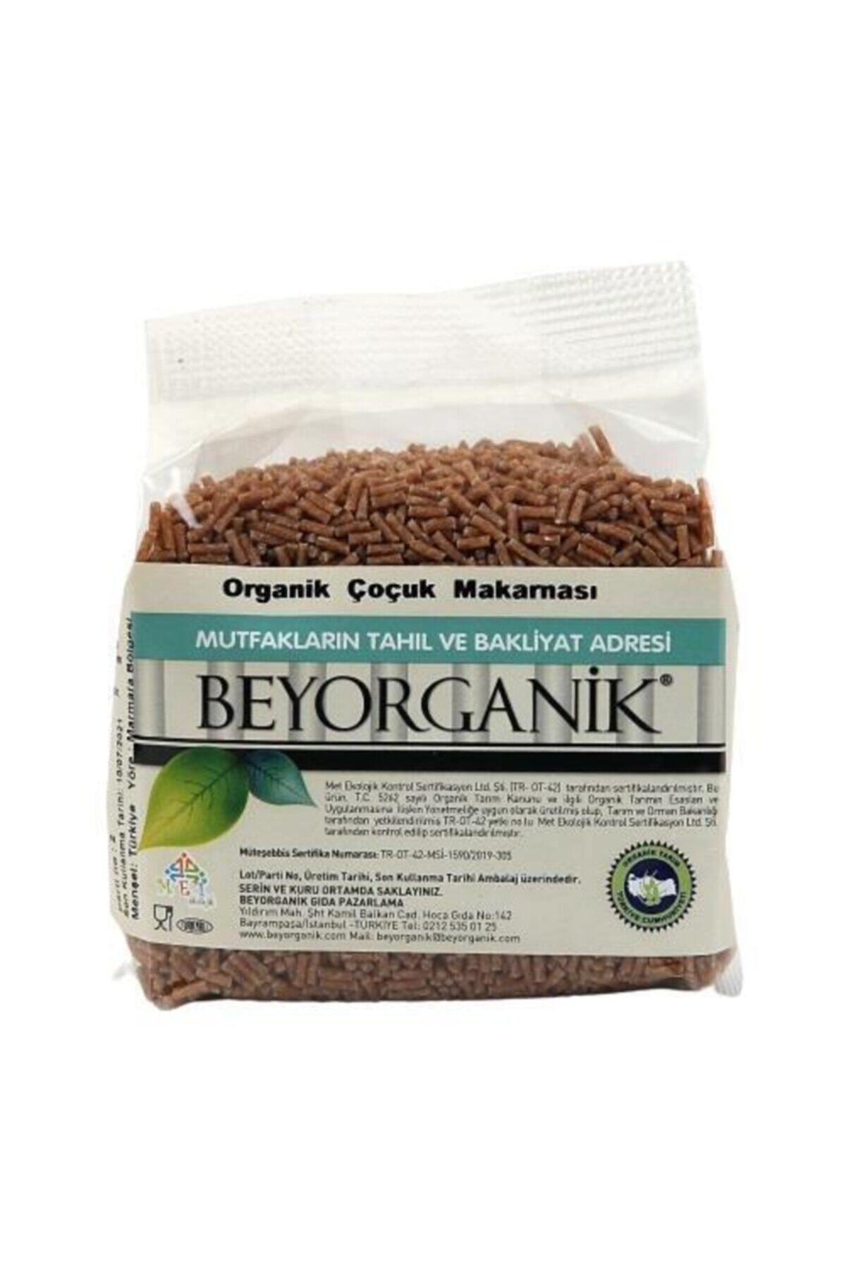 BEYORGANİK Organik Çocuk Makarna 350 Gr Kutu