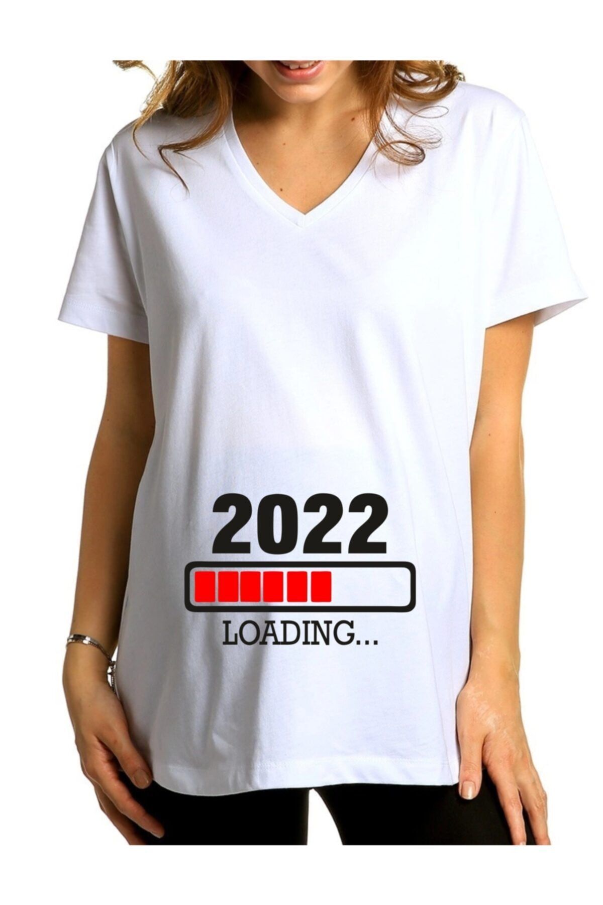 venüsdijital Yeni Yıl Hamile Tişörtü 2022 Loading