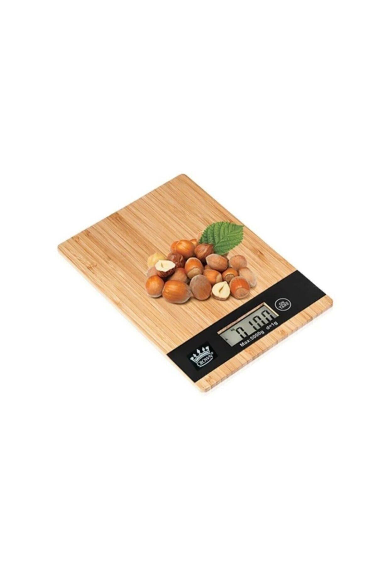 Crown Bambu Mutfak Tartısı