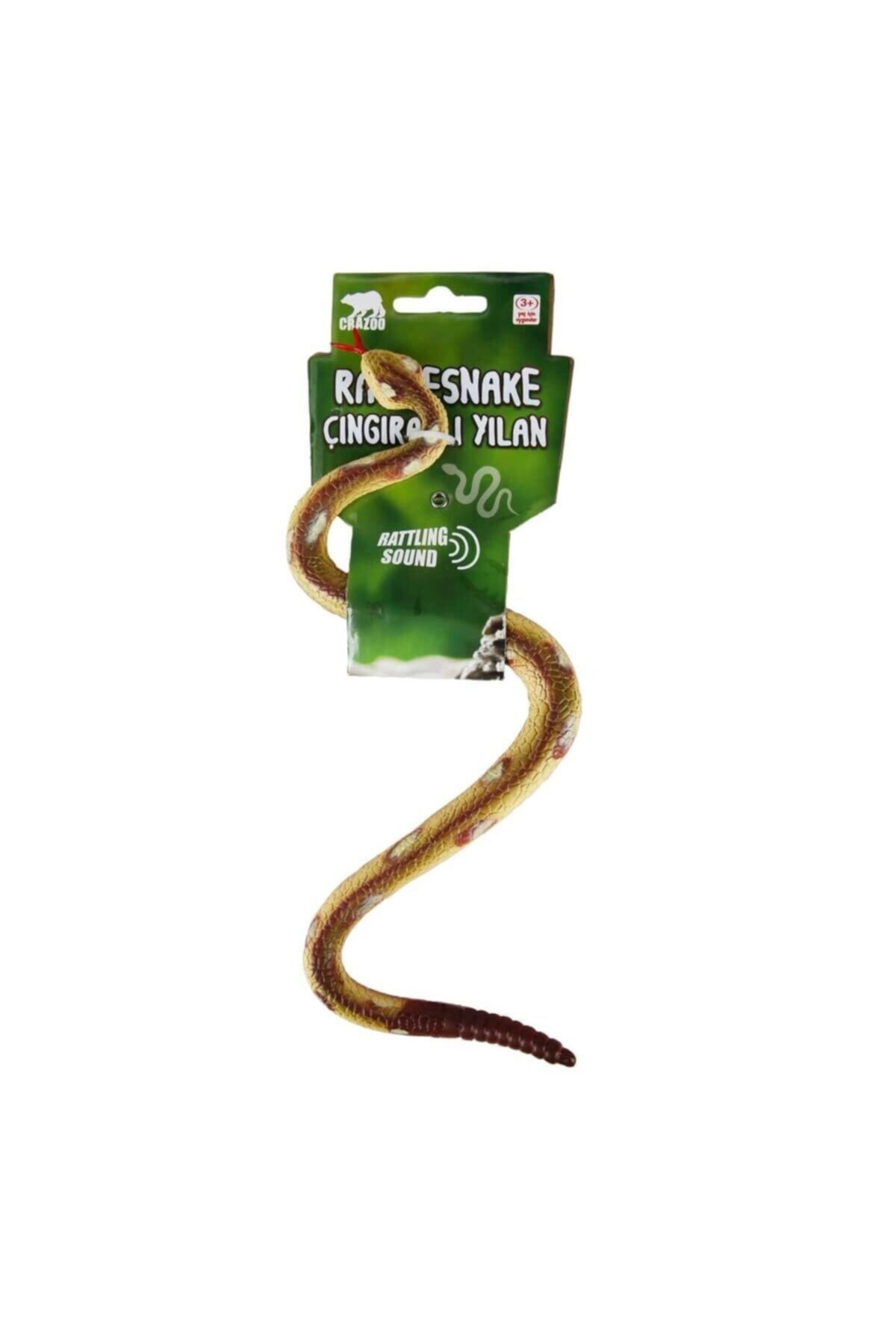 Burnis Toy Gerçek Çıngıraklı Yılan Figürü 23 Cm 99
