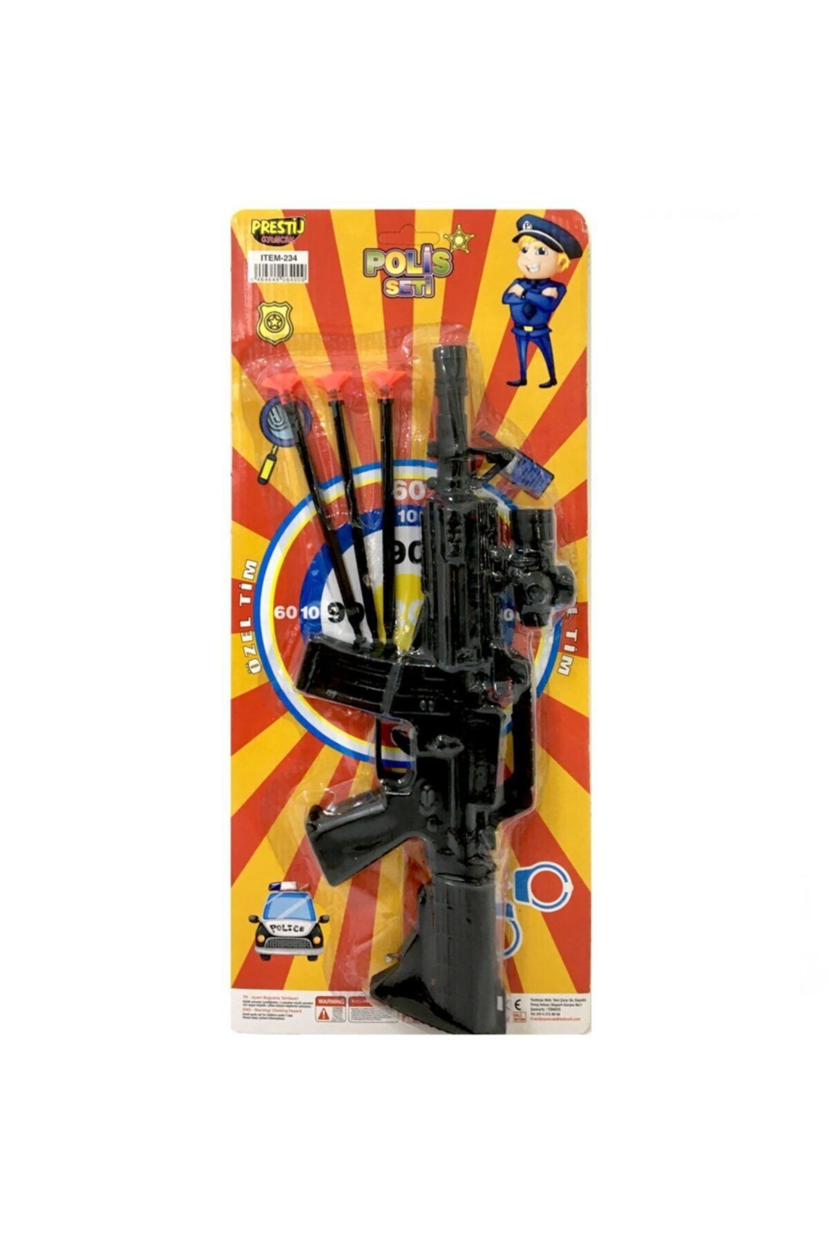 Burnis Toy Gerçek Kartela Polis Seti 4 Parça 99