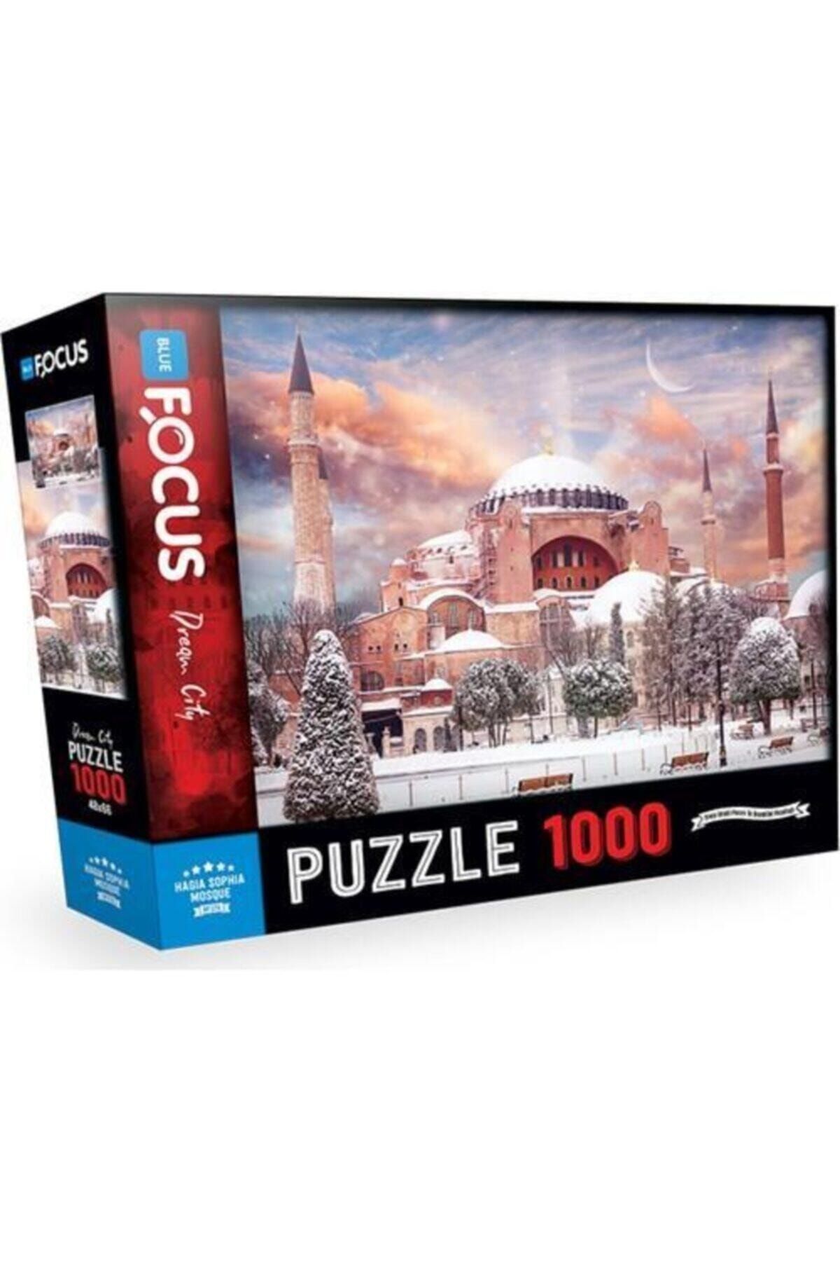 Blue Focus 1000 Parça Puzzle - Ayasofya Camii