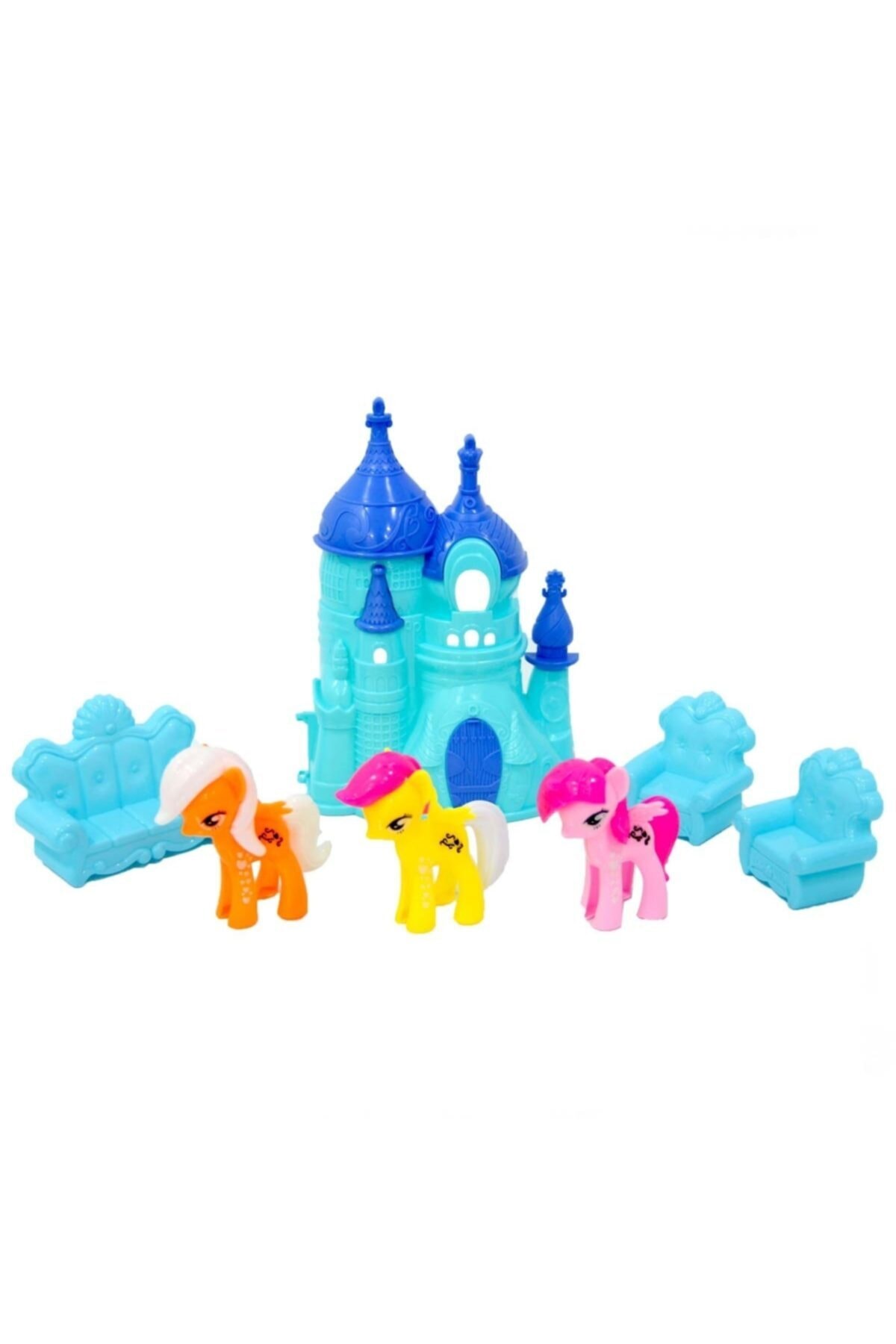 Burnis Toy Kampanya Kartela Snow Princess Atlı Koltuklu Şato Seti Fırsat