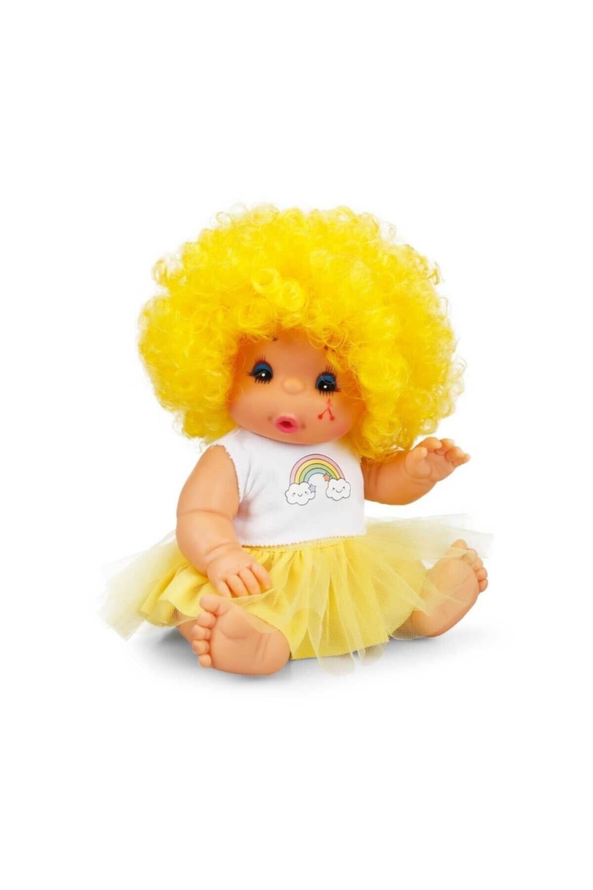 Burnis Toy Kampanya Afro Kıvırcık Renkli Saçlı Bebek Fırsat