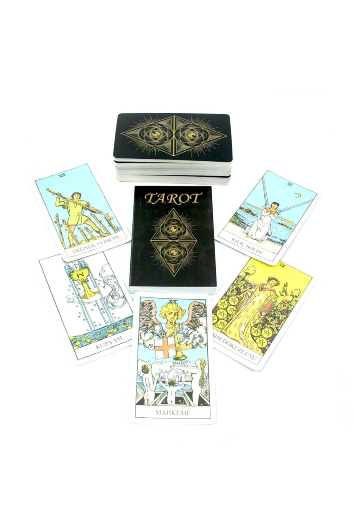 Burnis Toy Kampanya Ahşap Kutulu 78 Kartlı Tarot Seti Fırsat