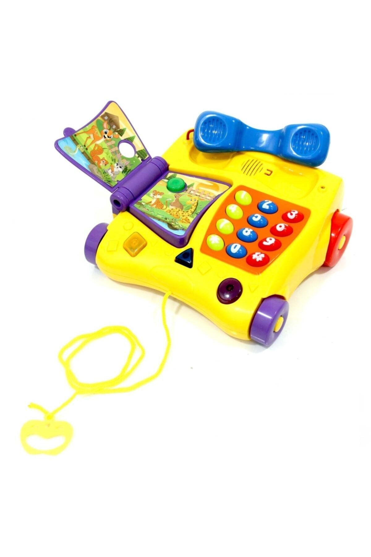 Burnis Toy Kampanya Işıklı Ve Sesli Türkçe Eğitici Tekerlekli Telefon Fırsat
