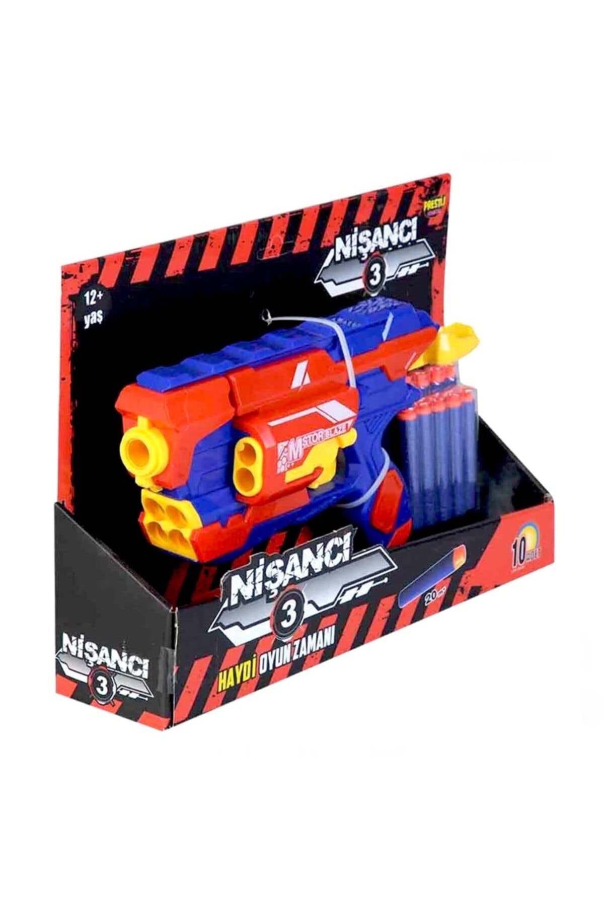 Burnis Toy Kampanya Nişancı 3 Sünger Dart Atan 10 Dartlı Oyuncak Fırsat