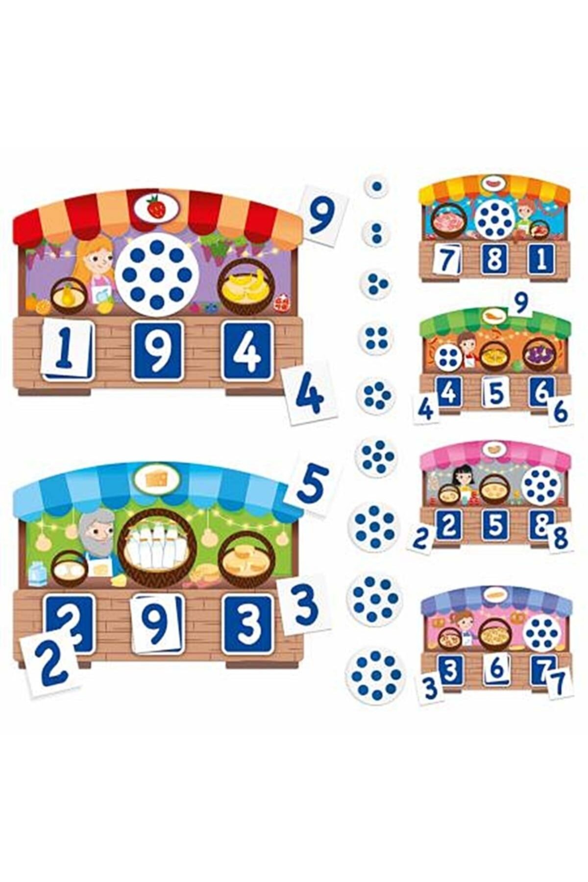 Burnis Toy Kampanya Headu 1-2-3 Dokulu Bingo Puzzle It21109 Fırsat