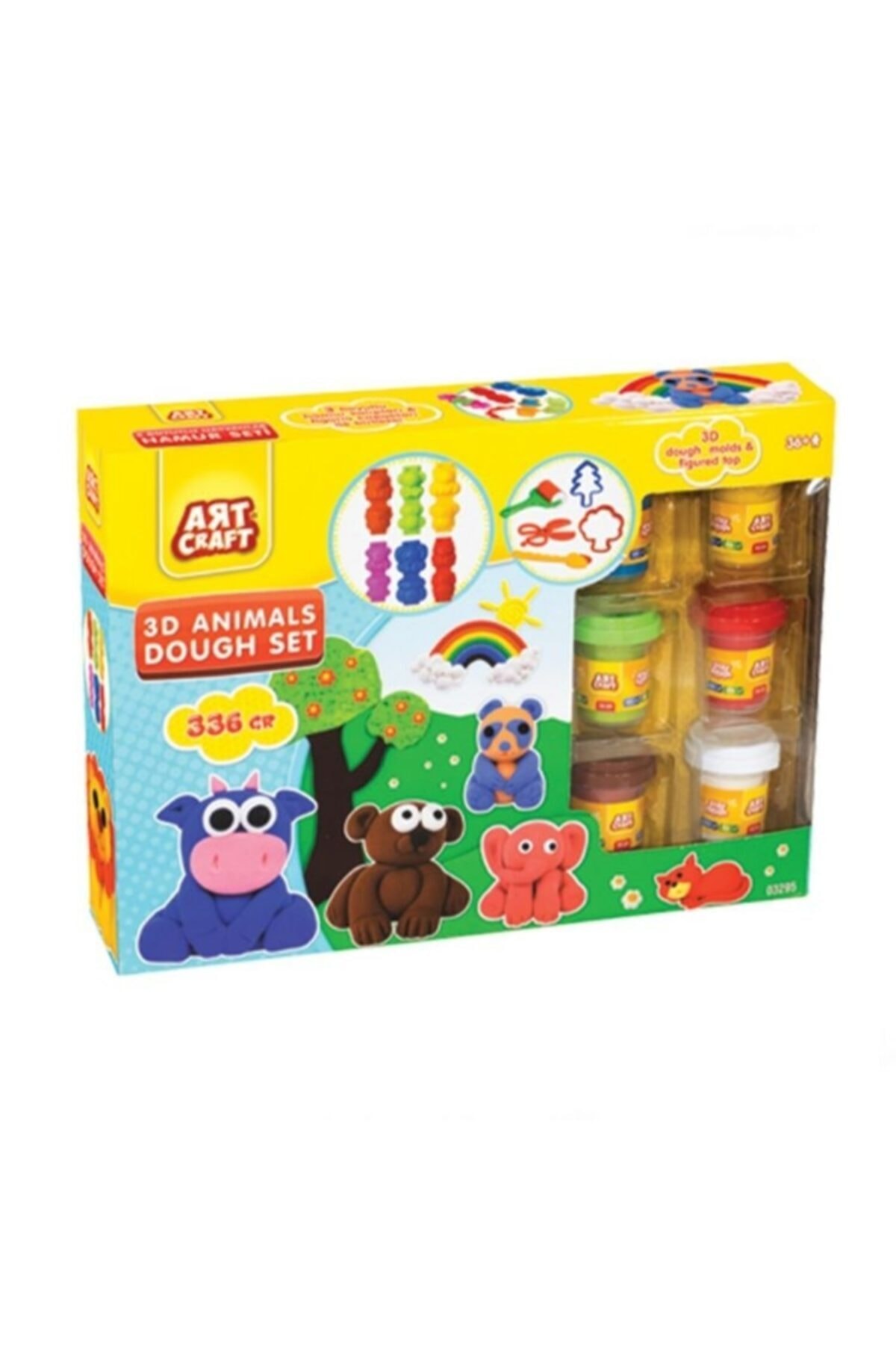 Burnis Toy Kampanya Dede Art Craft Üç Boyutlu Hayvanlar Hamur Set Fırsat