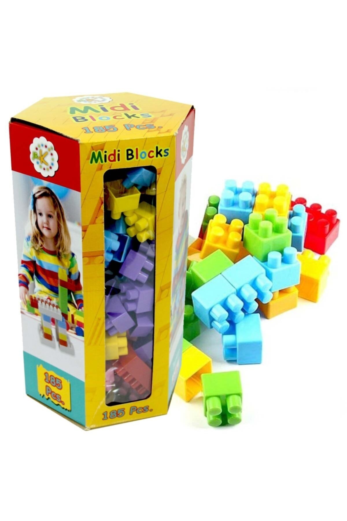 Burnis Toy Kampanya 185 Parça Karton Kutuda Midi Blok Fırsat