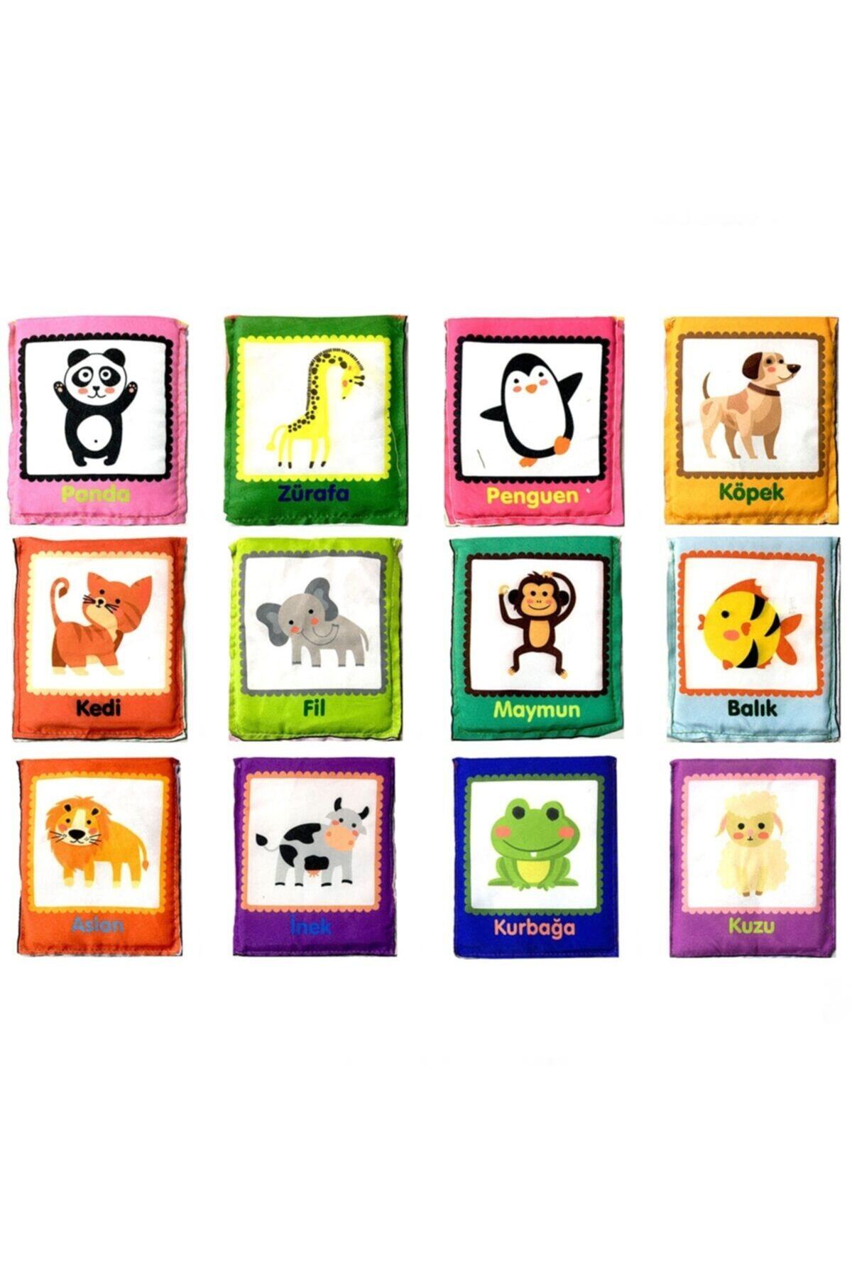 Burnis Toy Kampanya Babycim Eğitici Hayvanlar Soft Kartlar Fırsat