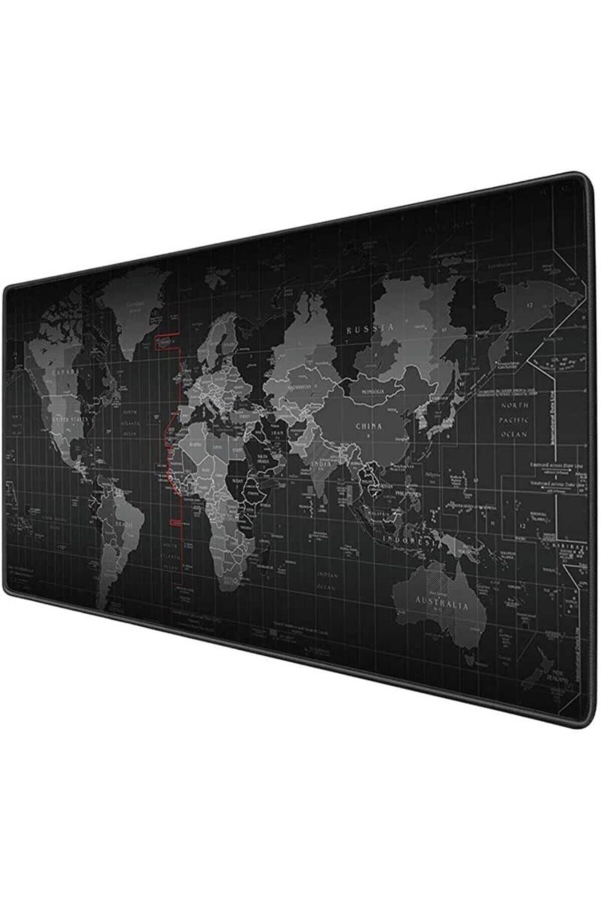 ZUZU MADE Mouse Pad Dünya Haritalı 90x40 Cm. 90x40 World