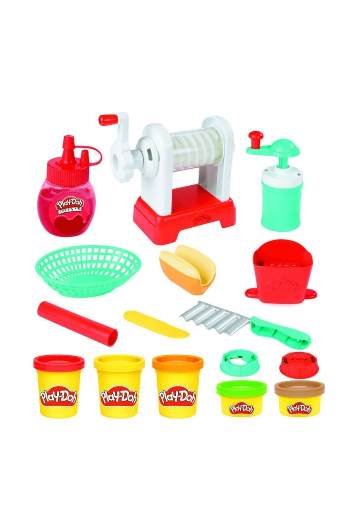 Burnis Toy Play-doh Spiral Patates Kızartması Oyun Seti
