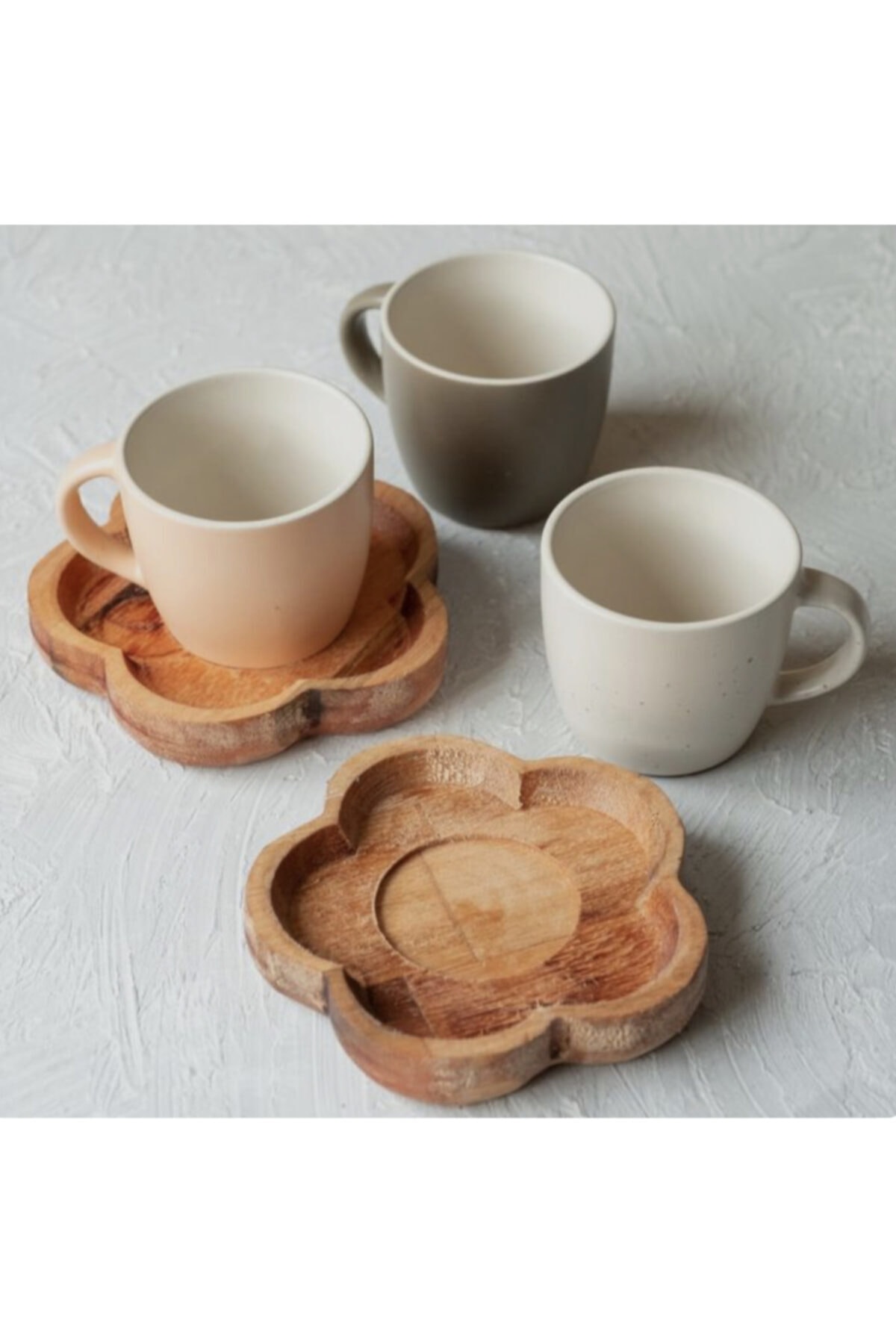 NİLWOOD 6lı Papatya Çay Servis Tabağı