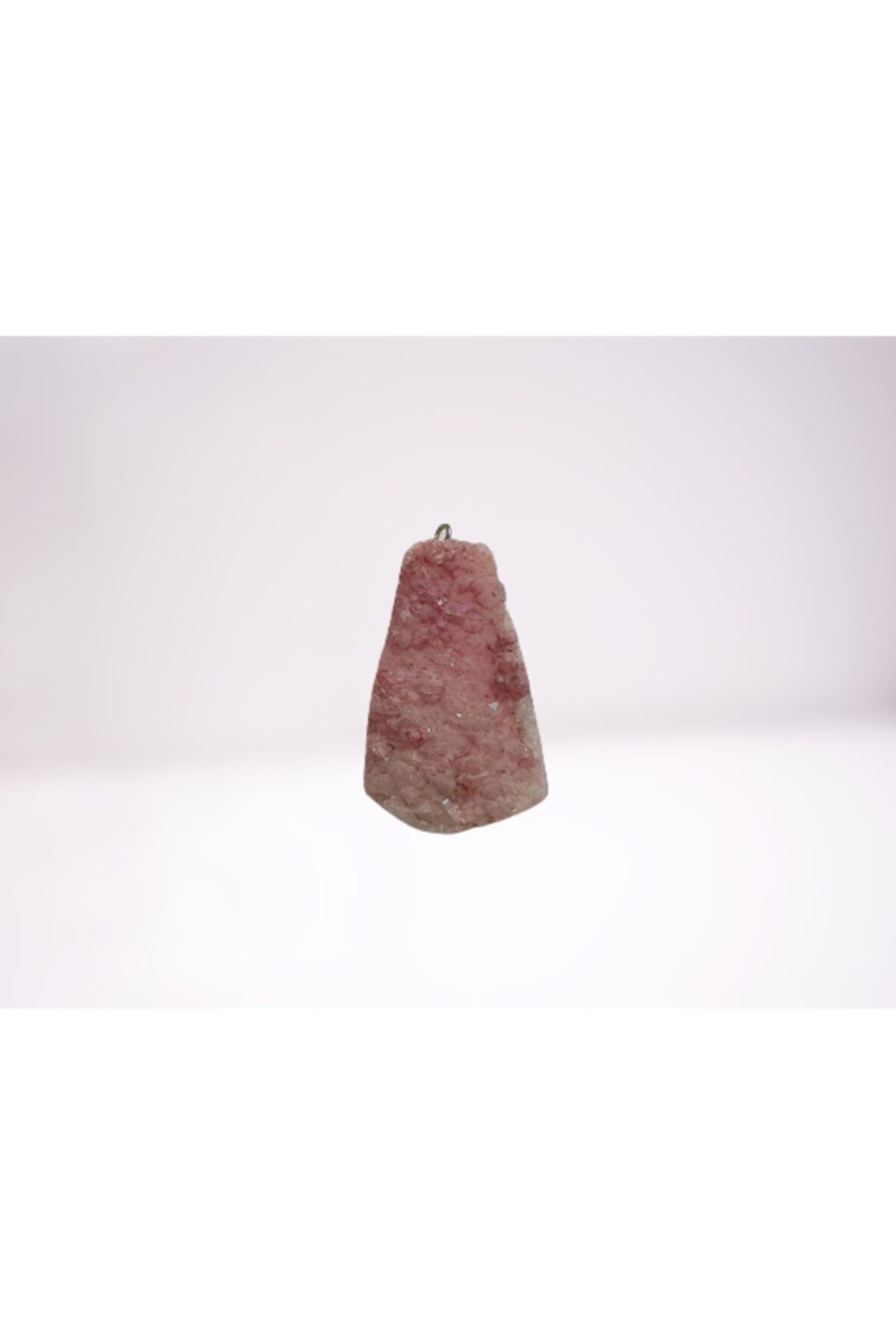 Atlantislarimar Pembe Kuvars Aşk Taşı Kolye Ucu