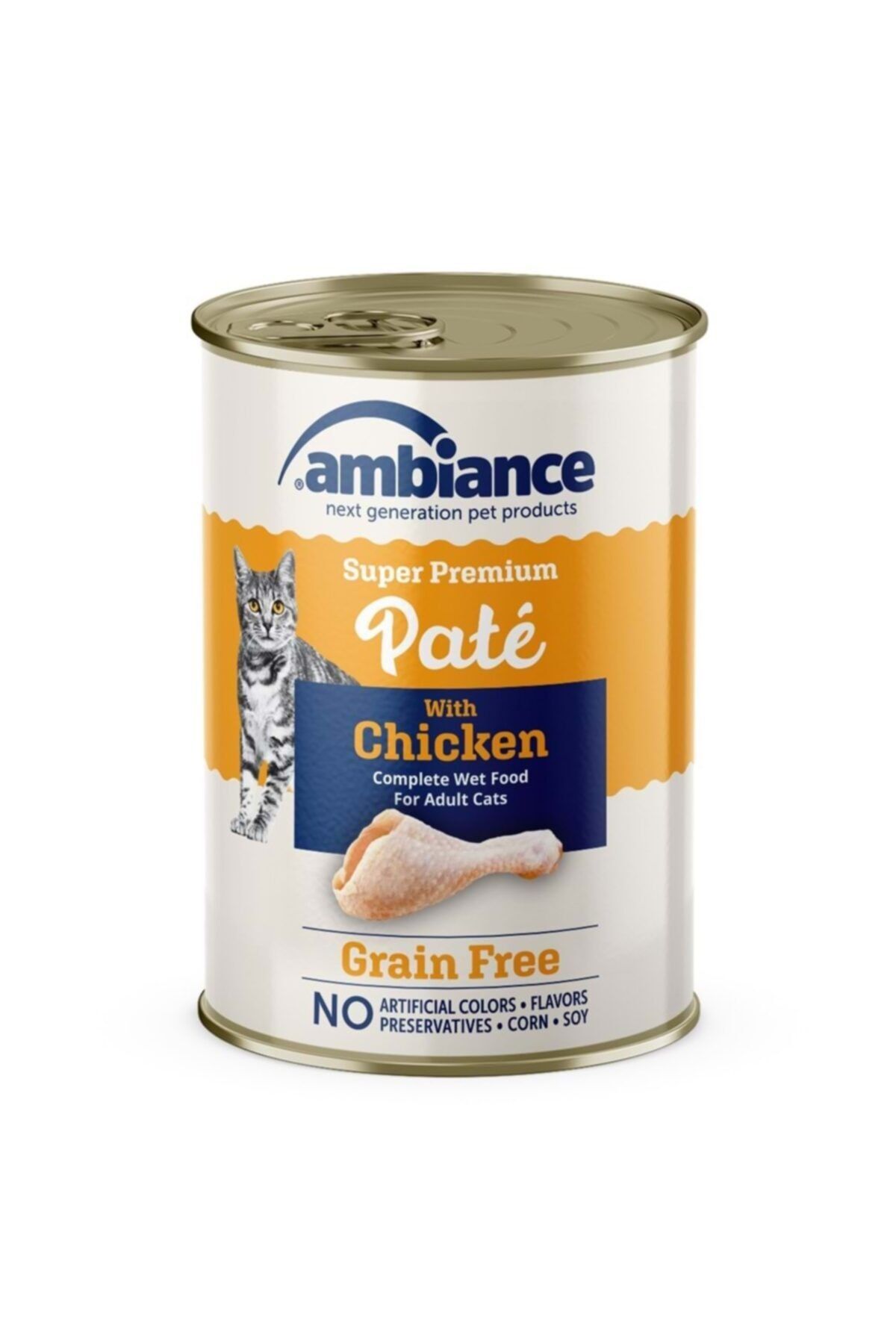 Ambiance Tavuklu Yetişkin Kedi Maması 12x400 Gr