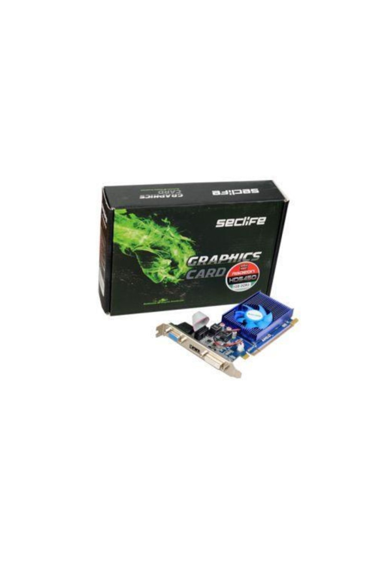 SECLIFE Hd5450 1gb Amd Hd5450 Ddr3 64bit Hdmı Dvı Vga 16x Ekran Kartı (lp Single Fan)