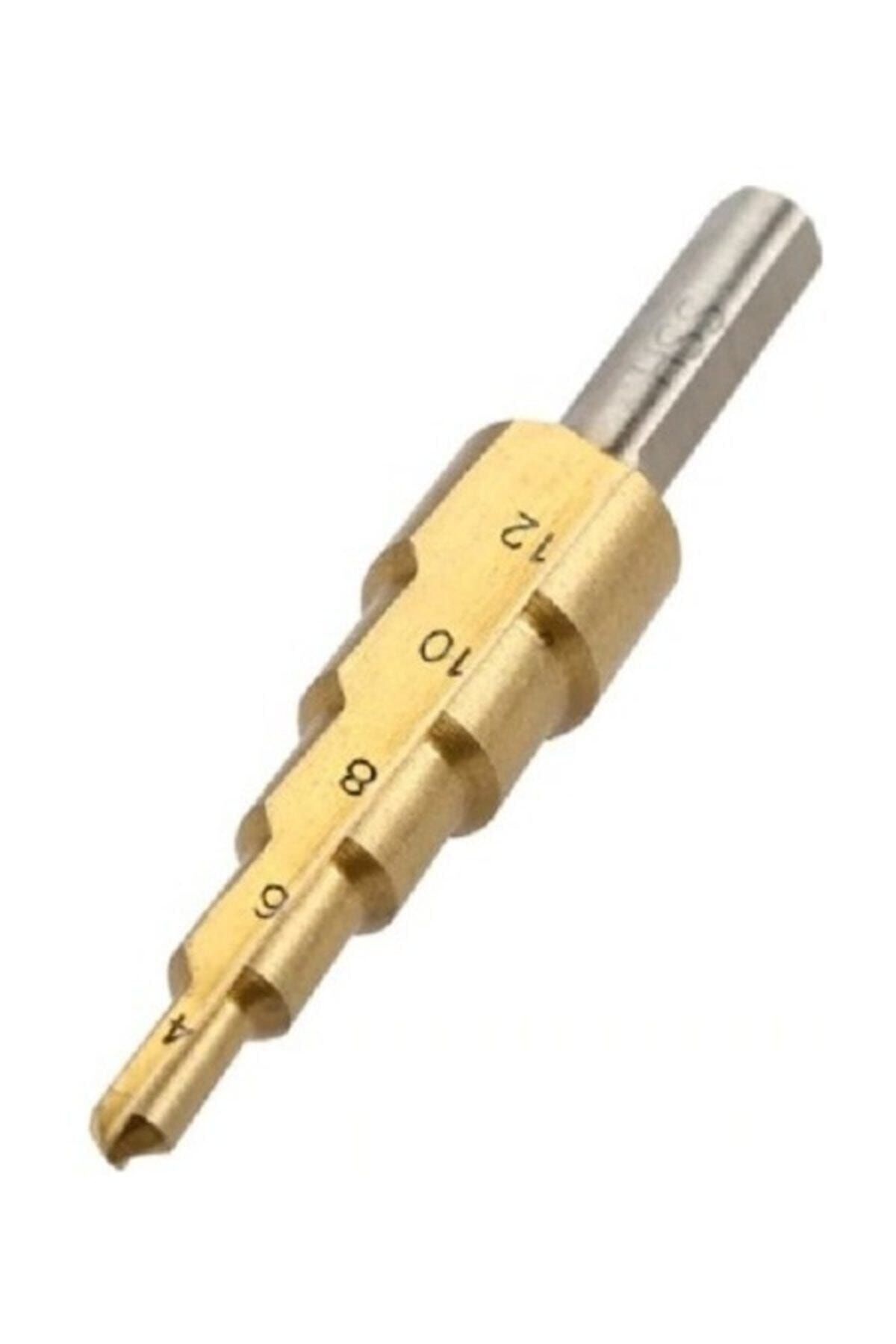 Baytec Bay-tec Kademeli Matkap Ucu 4-12 Mm Sarı Titanyum Kozalak Panç