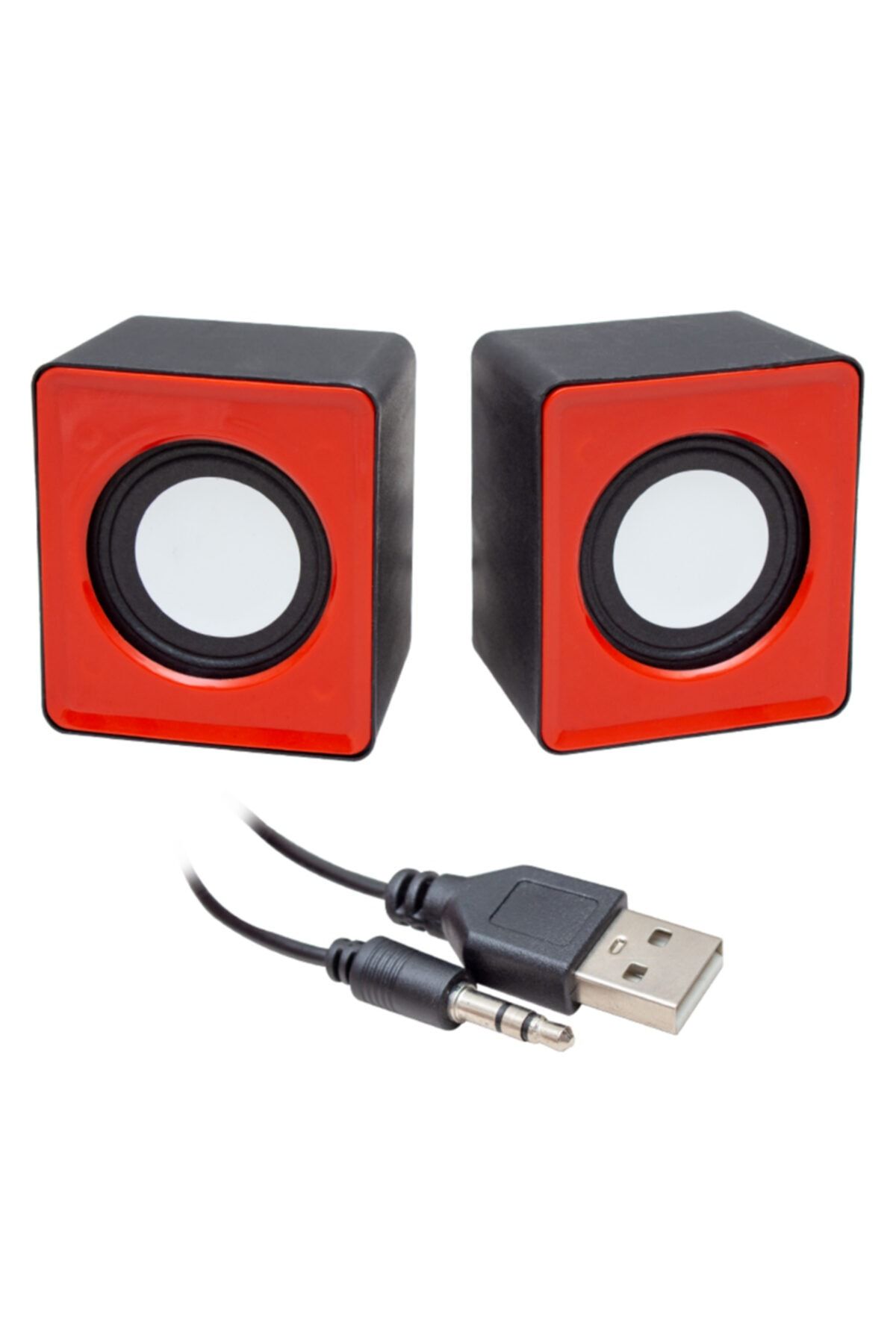 MagicVoice Magıcvoıce T-001 5 Watt 1+1 Mini Usb Hoparlör Kare Model