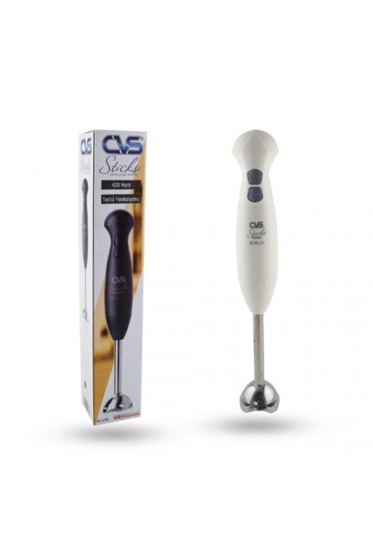 CVS Dn 1285 Beyaz Sticks Çelik Çubuk Blender 400watt