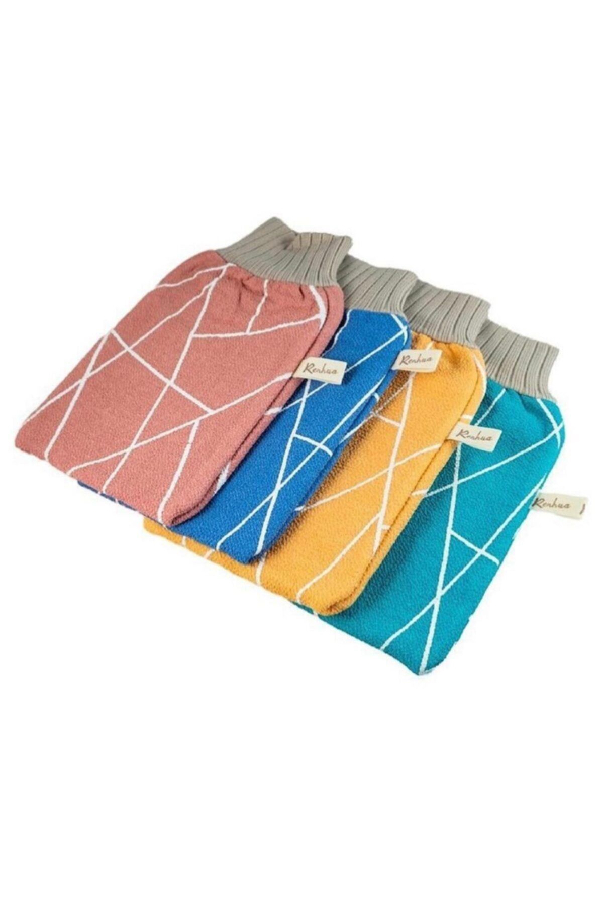 İnançStore Aile Kese Paketi Mikrofiber Kaliteli Banyo Kese Seti