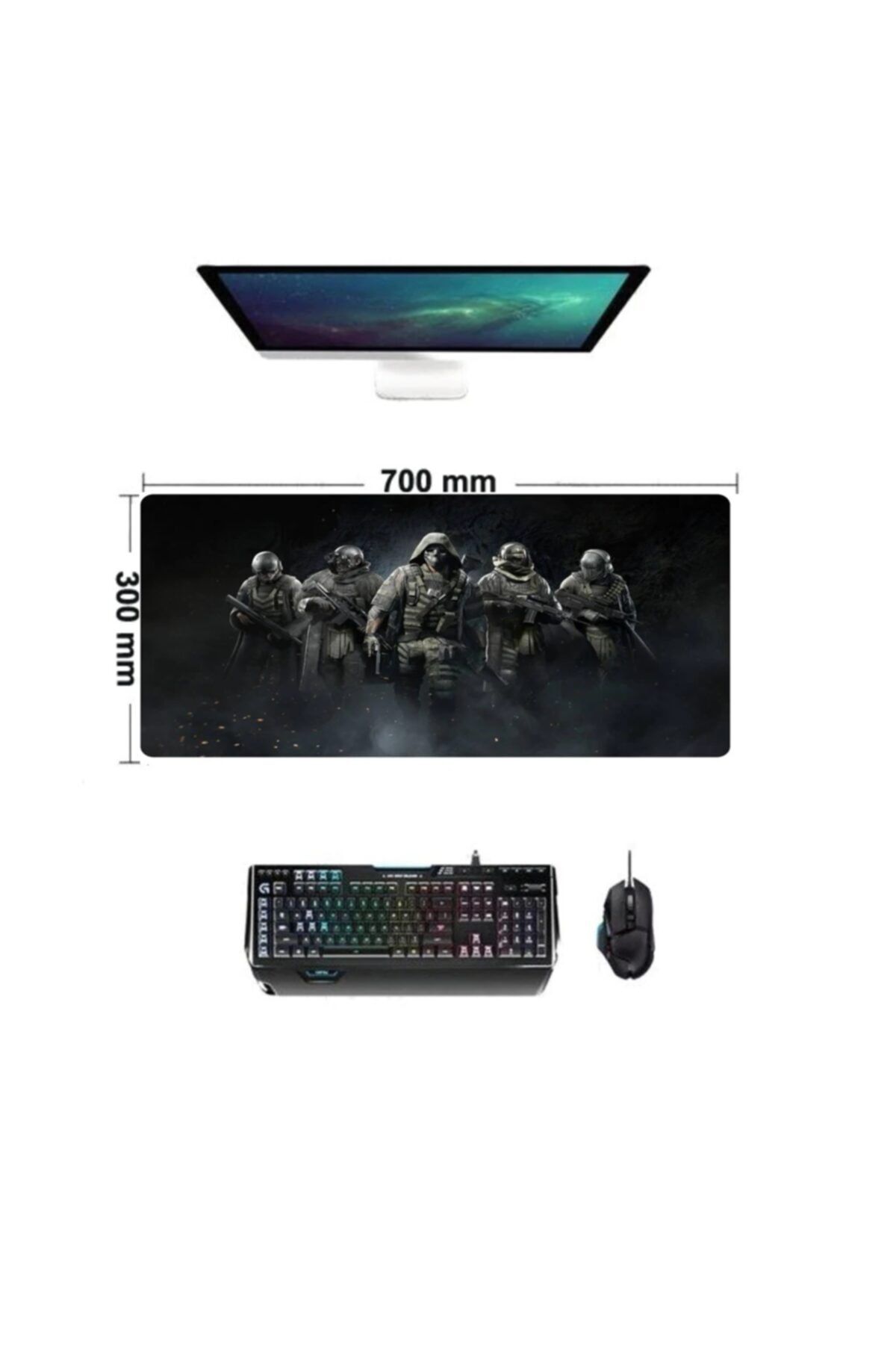 Concord Mp-701 30*70 3mm Gaming Mousepad