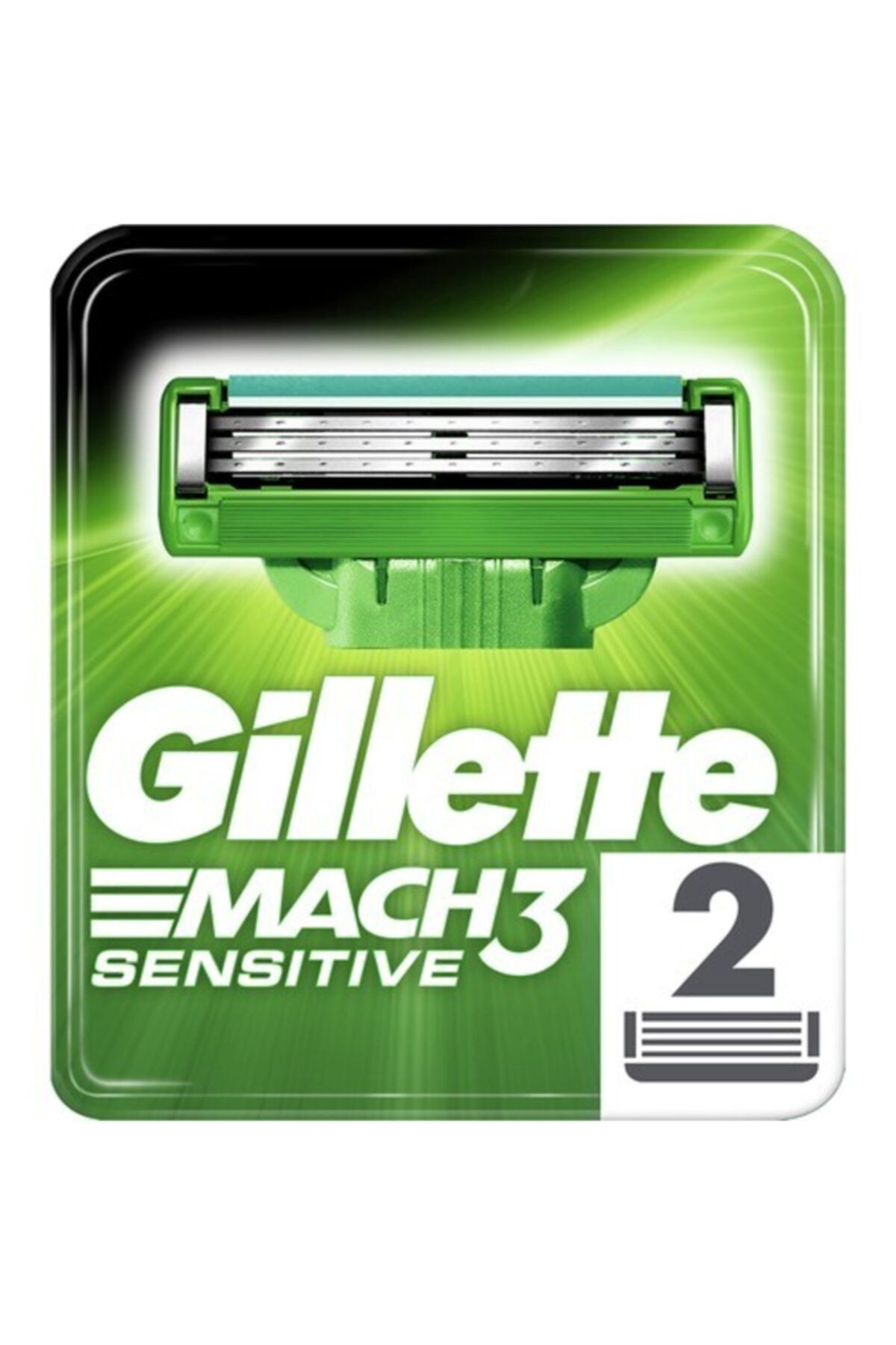 Gillette Mach3 Sensitive 2'li Yedek Tıraş Bıçağı