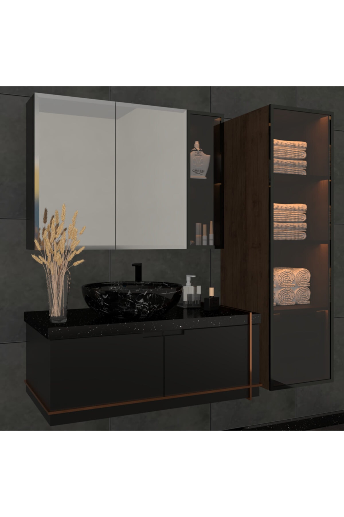 SOOF FURNITURE Banyo Dolabı