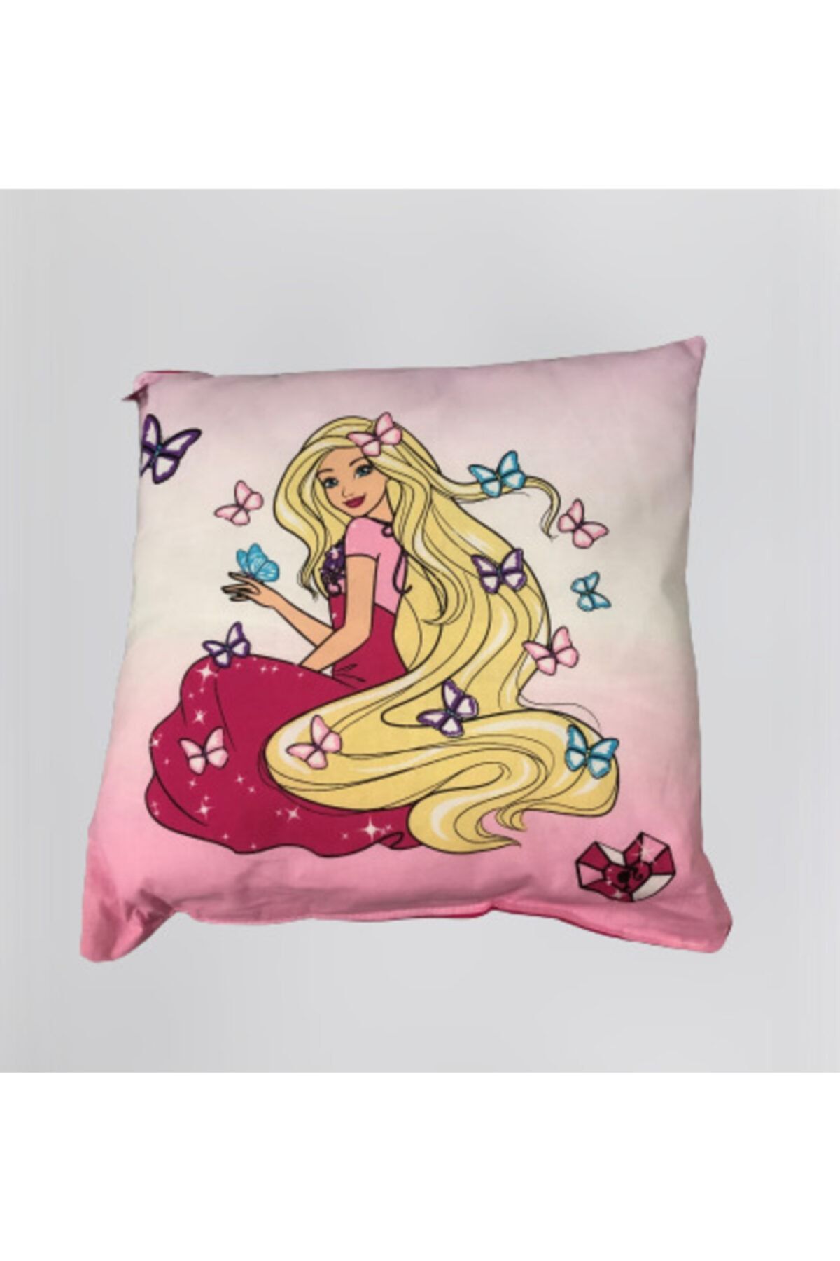 Taç Lisanslı Barbie Çocuk Yastık