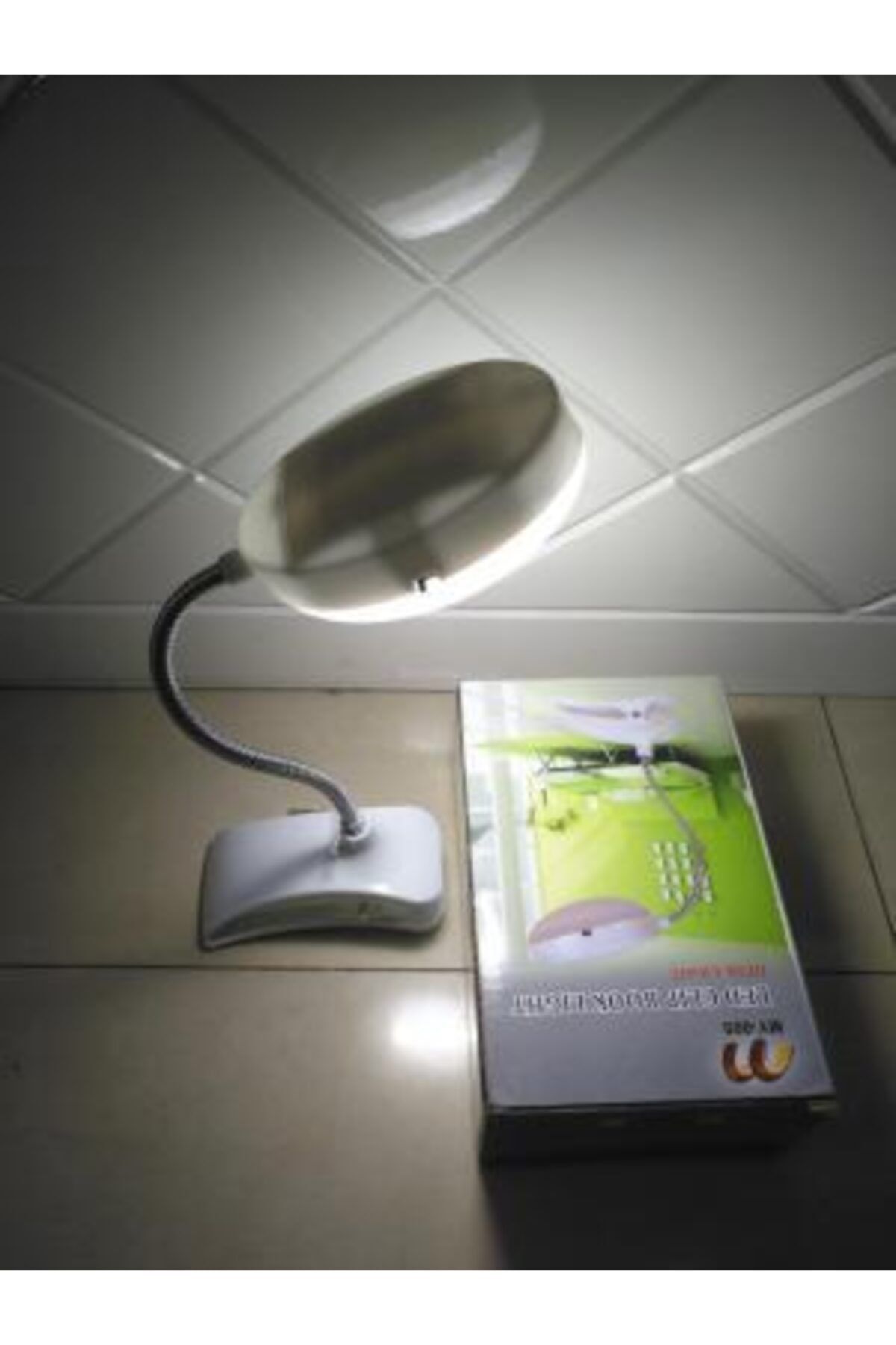 fpstarstore Led Klipsli Kitap Okuma Masa Lambası Kitap Okuma Işığı Pilli-