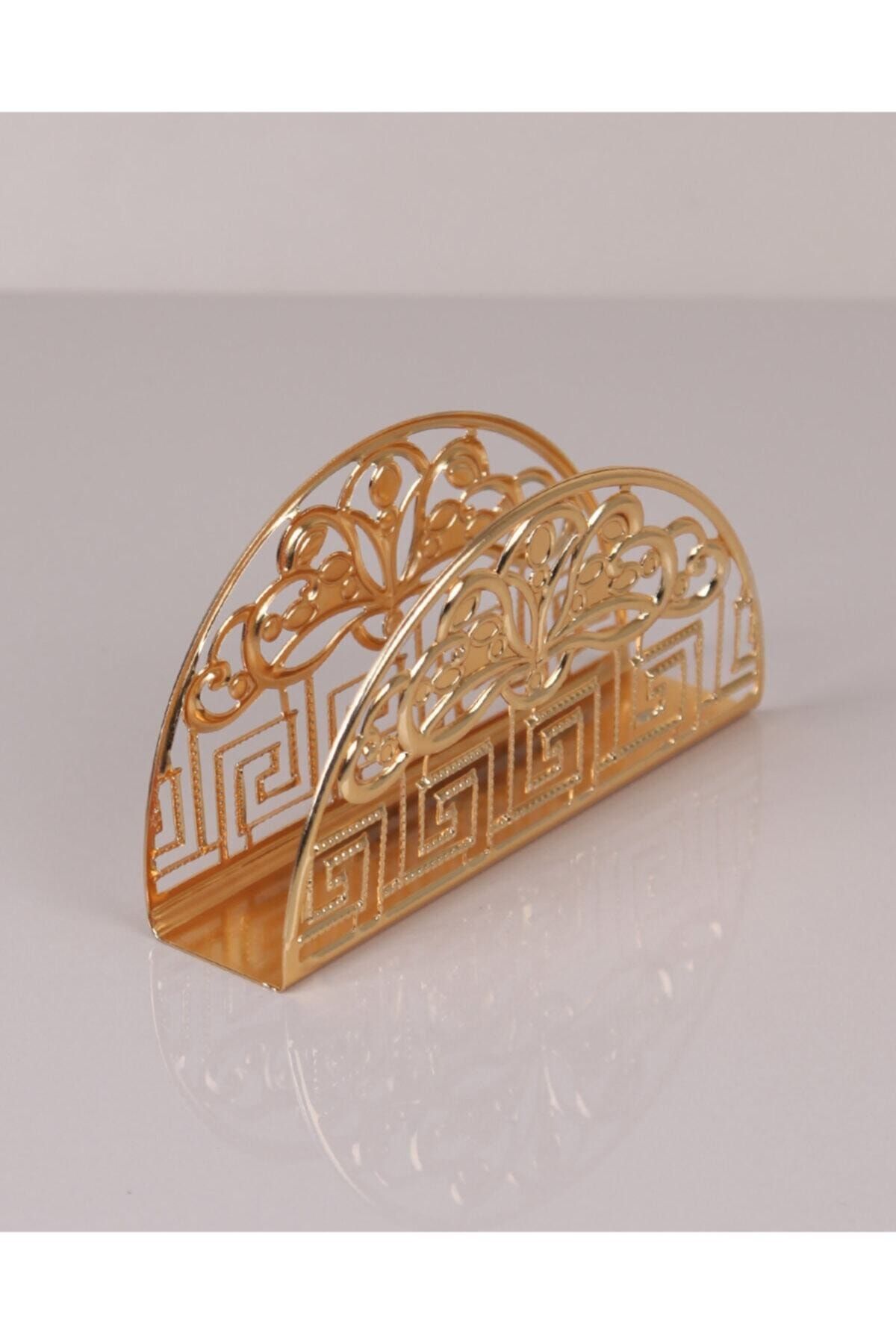 Bastonlu Versace Peçetelik Sarı