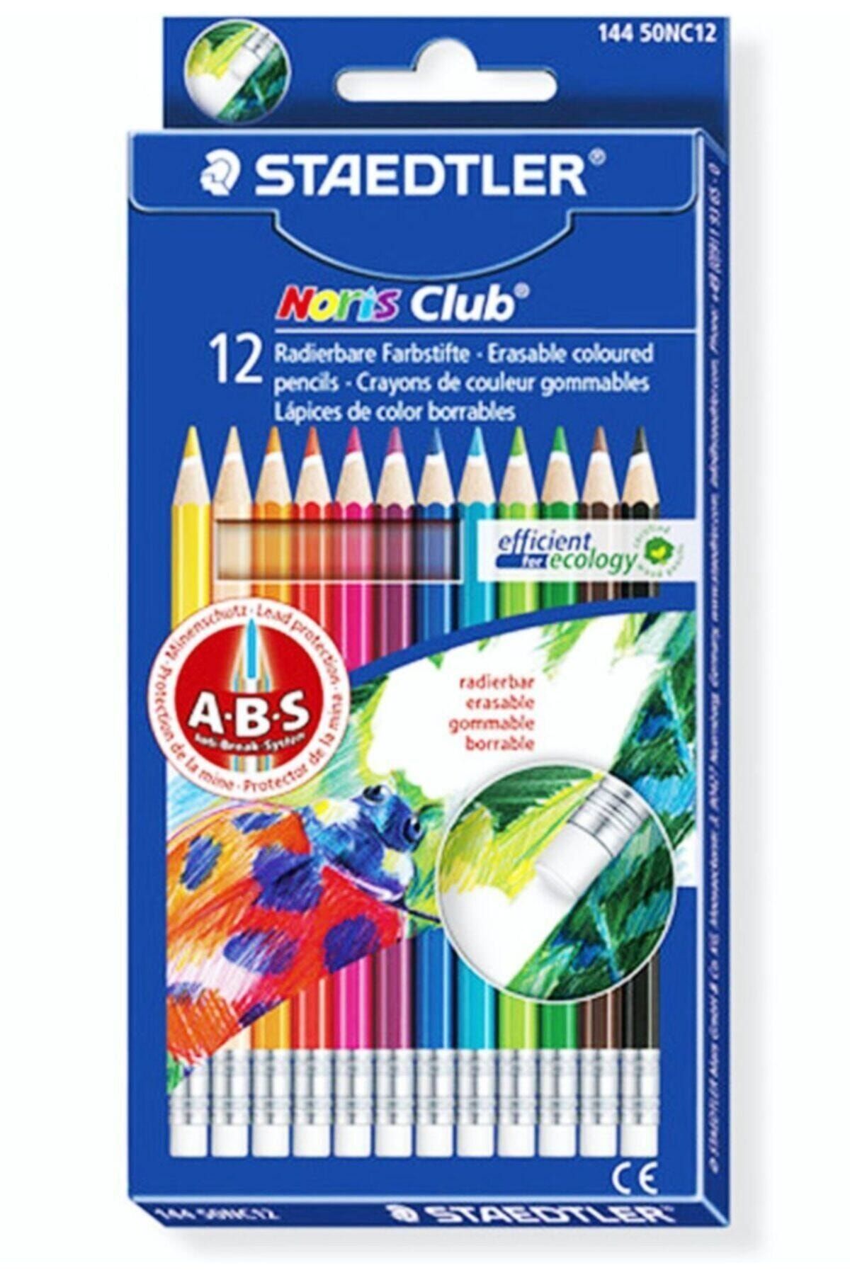 Staedtler Aquarell 12 Renk (MUHTELİF RENKLER) Kuru Boya Kalemi Fırça Hariçtir. Noris Clup