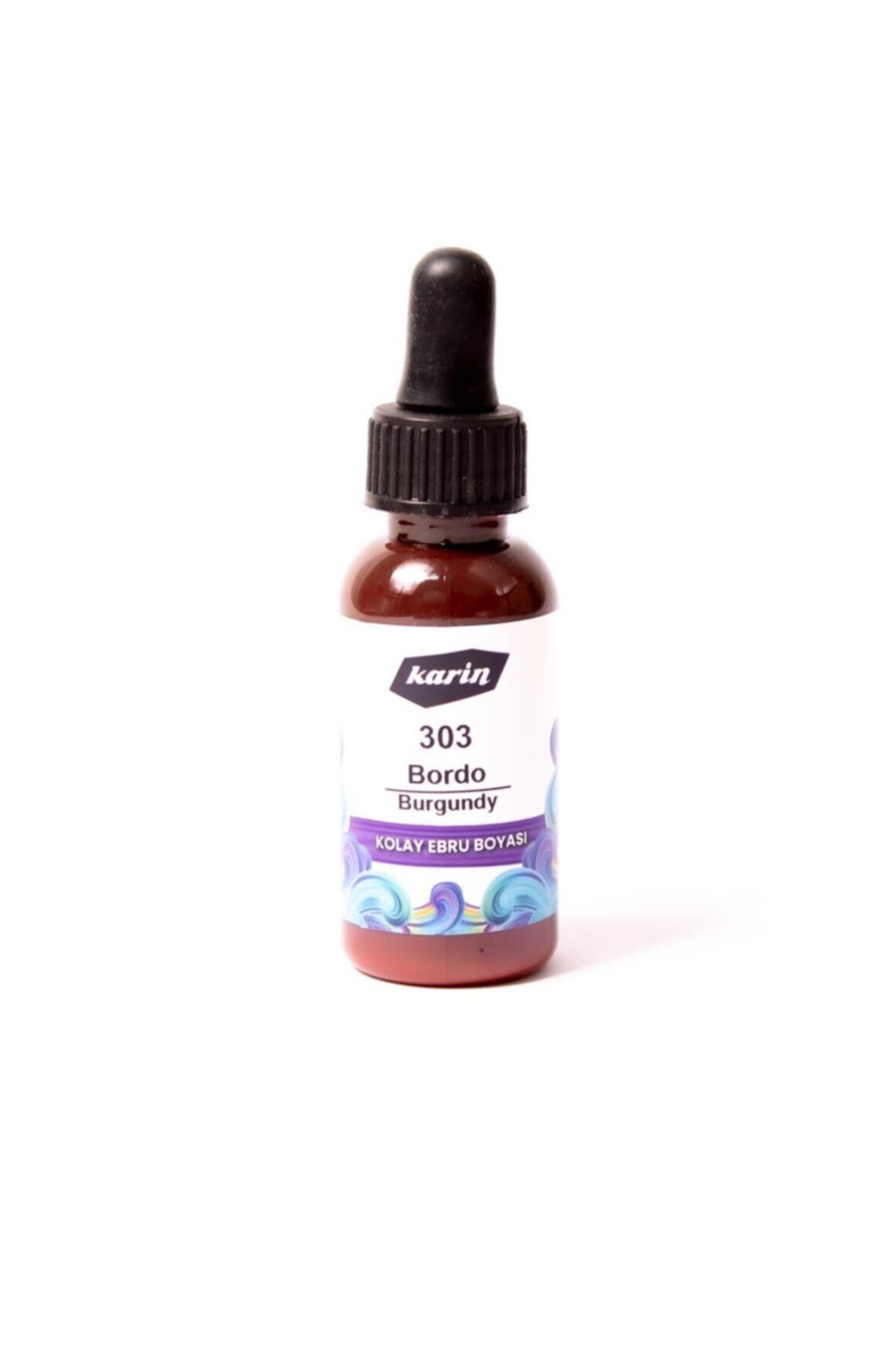 Karin Kolay Ebru Boyası 30ml N:303 Bordo