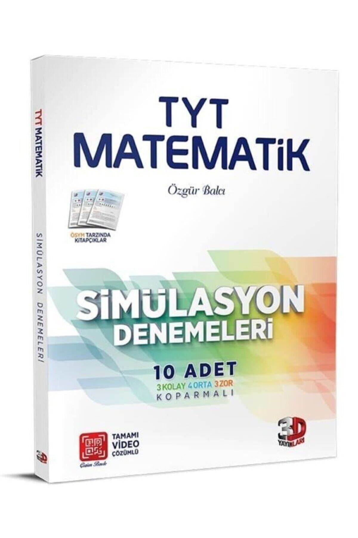 Çözüm Yayınları 3d Tyt Matematik 10'lu Simülasyon Denemeleri Tamamı Video Çözümlü