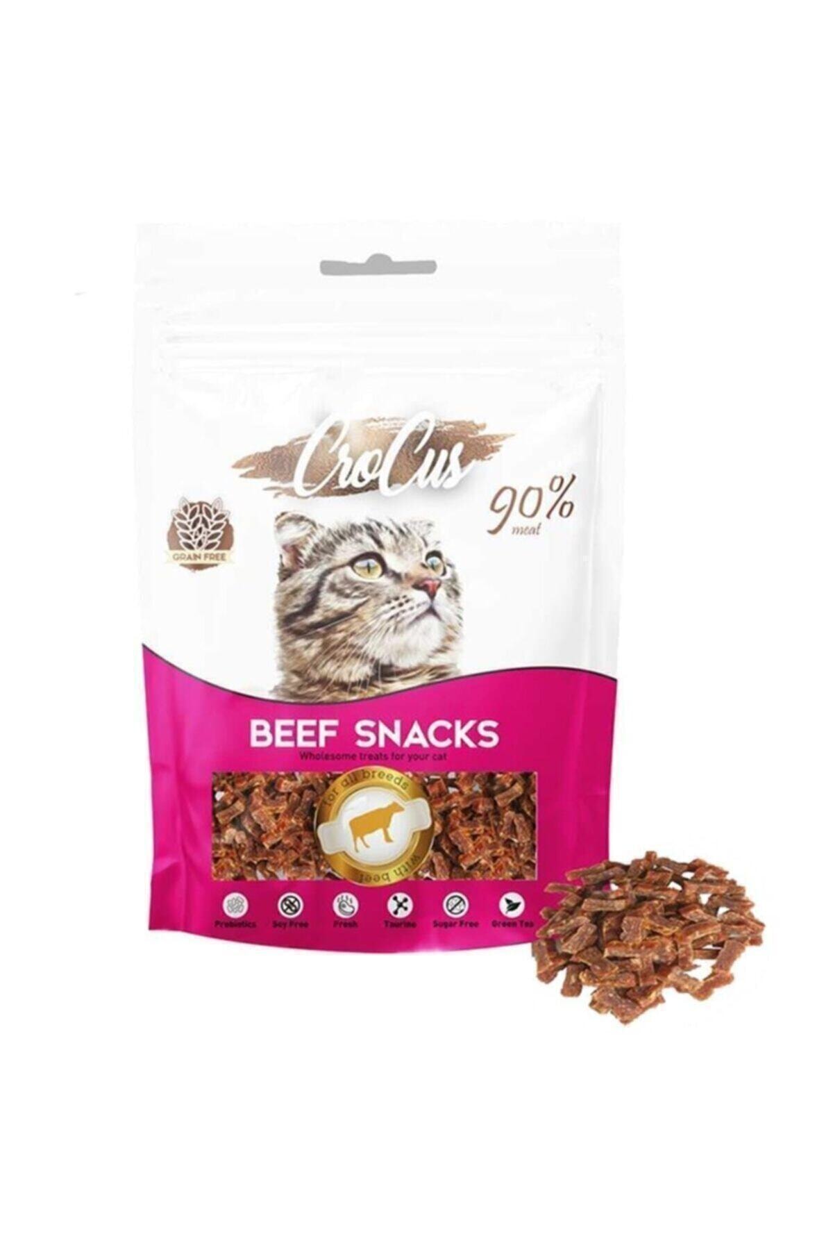 Ahm Crocus Snack Biftekli Tahılsız Kedi Ödülü 80 gr