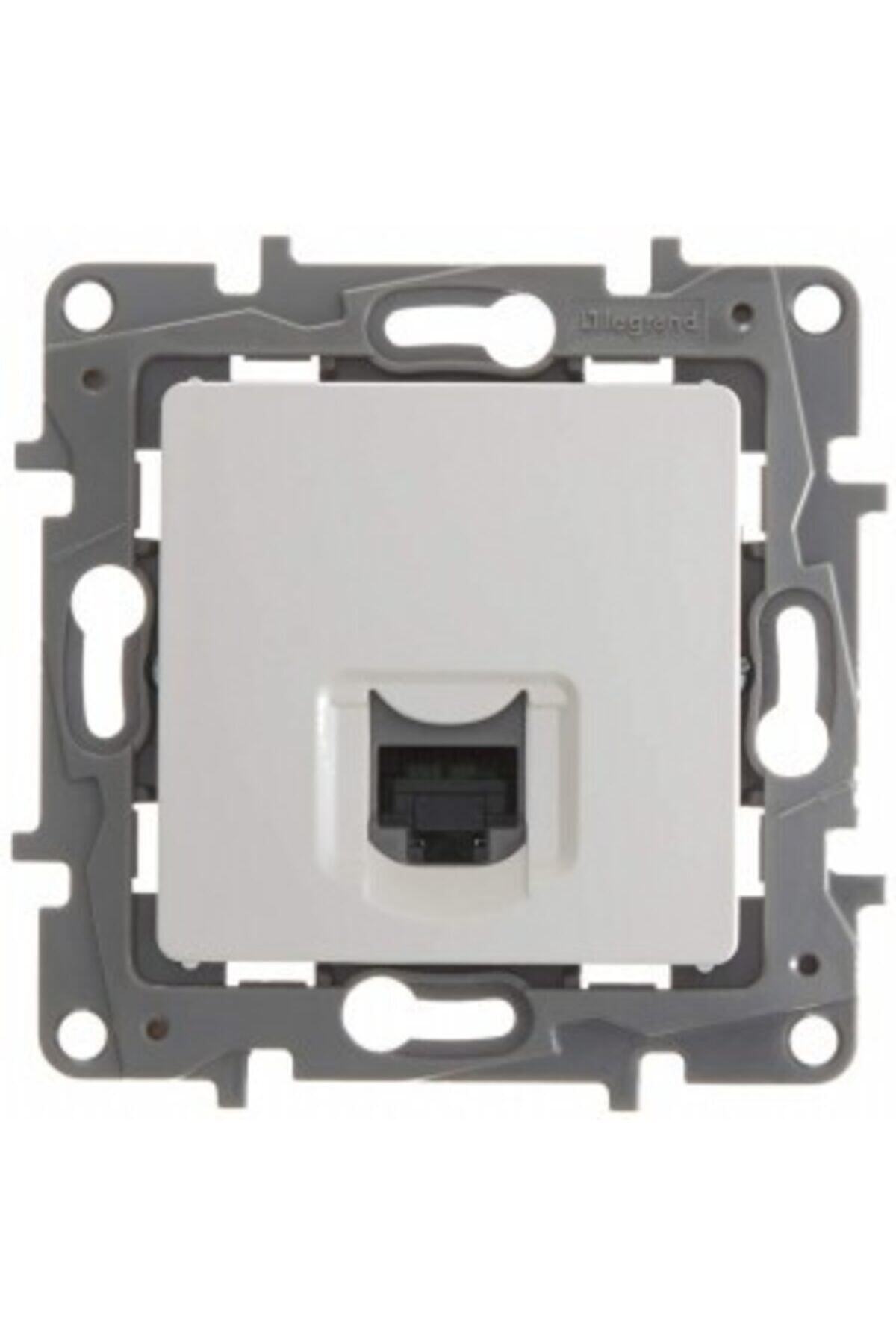 Legrand Salbei Rj11 Nümeris Telefon Prizi Beyaz  Çerçevesiz