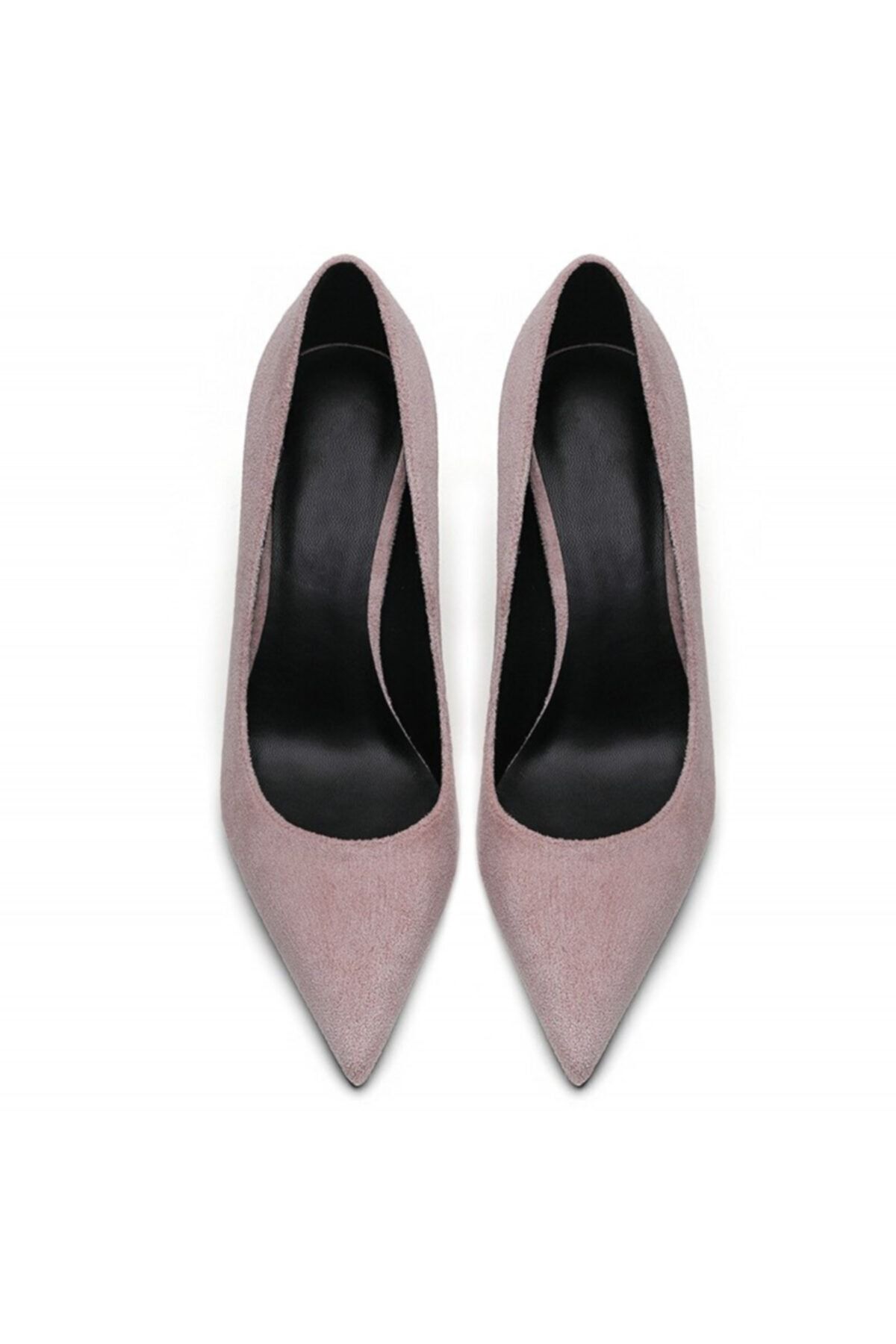 Picky Rose , Gül Kurusu Süet 10cm Topuk Stiletto