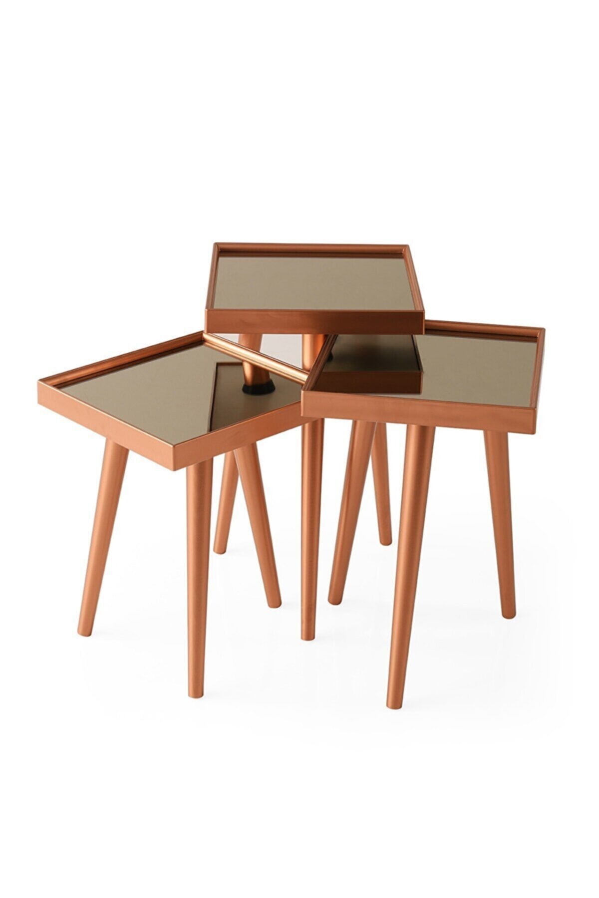 SULTANHOMEEE Bronz Kare Aynalı Zigon Slt 901