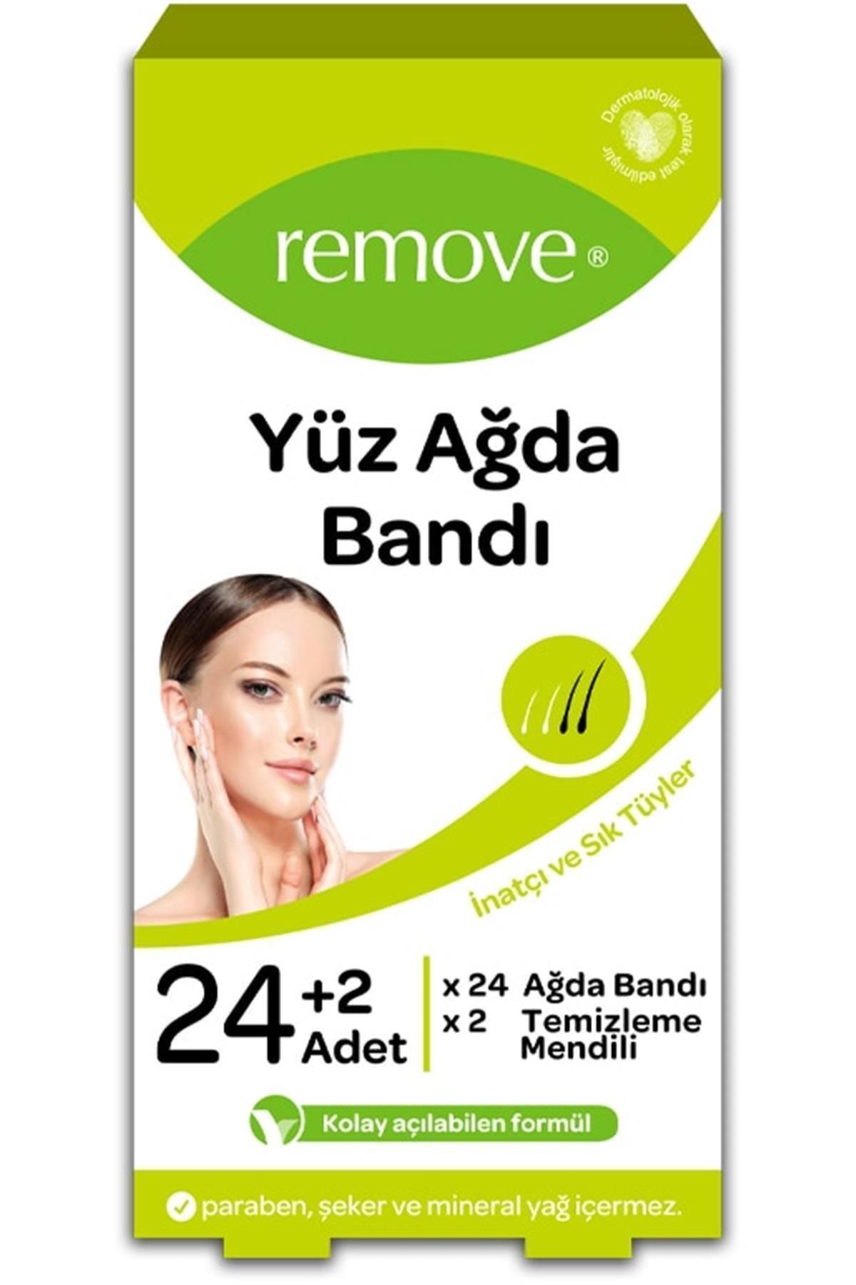 remove Marka: Inatçı Ve Sık Tüyler Yüz Ağda Bandı 24'lü Kategori: Ağda