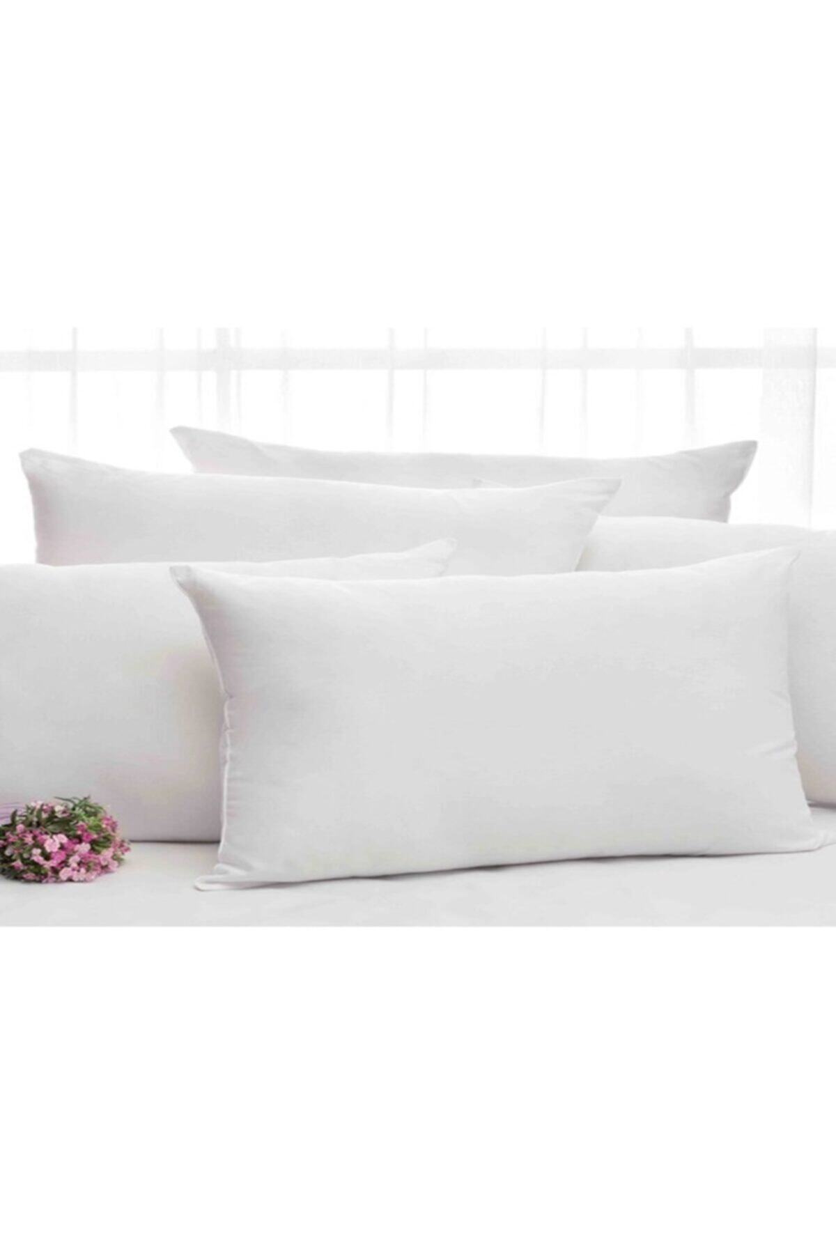 AZEN GİRİŞİM 4 Adet Boncuk Elyaf Dolgulu %100 Pamuklu Kumaş 50x70 Iç Yastık (fermuarlı)