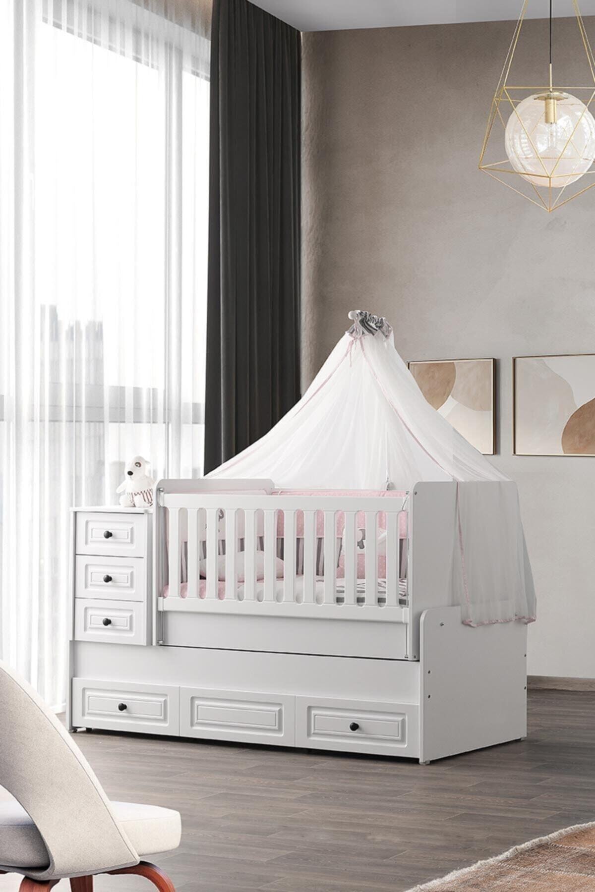 Aymini Polo Büyüyen (Yavrulu) Beşik 80x180