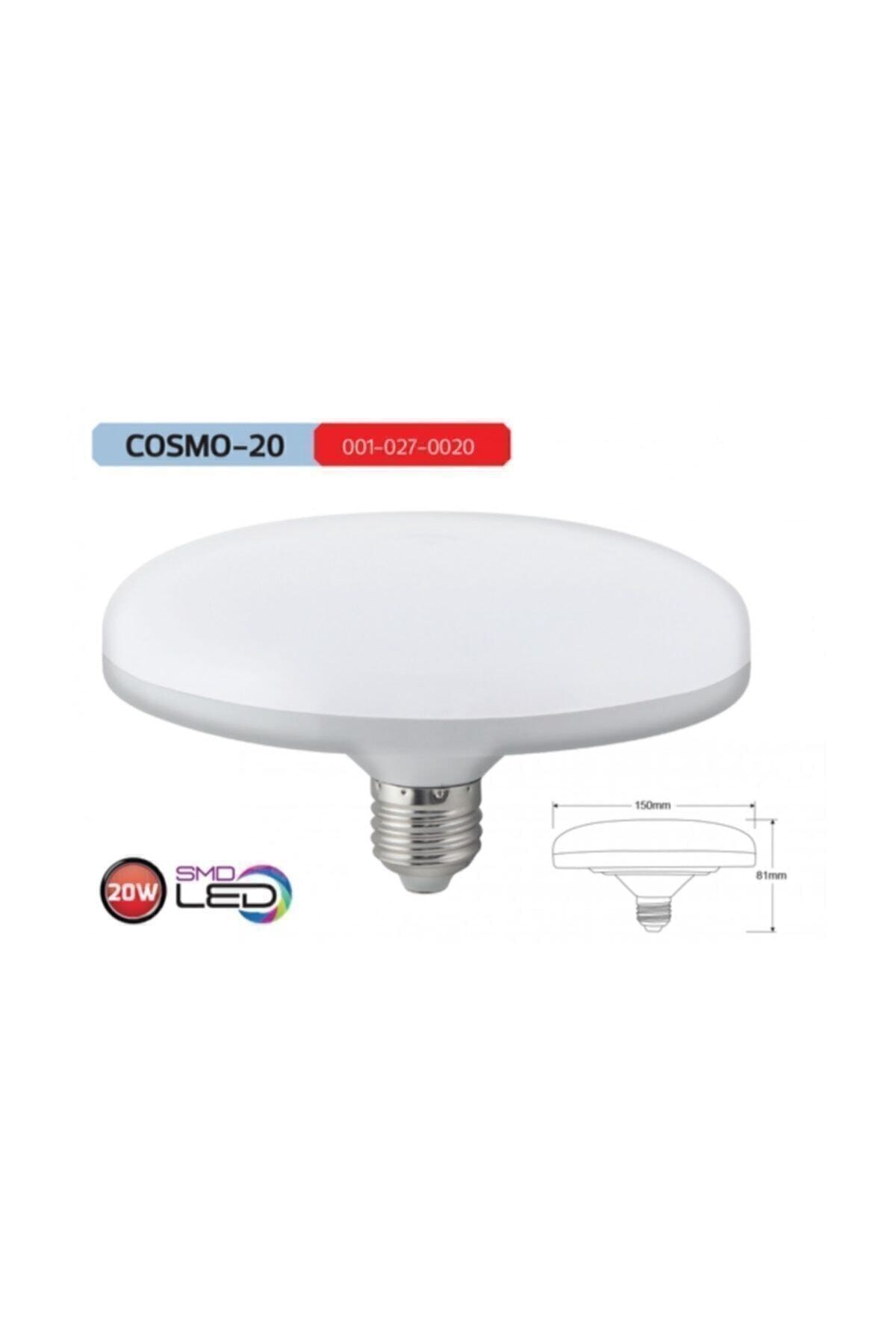 Horoz Cosmo-20 Ufo 20 Watt Led Ampul E-27 Duy Beyaz Işık